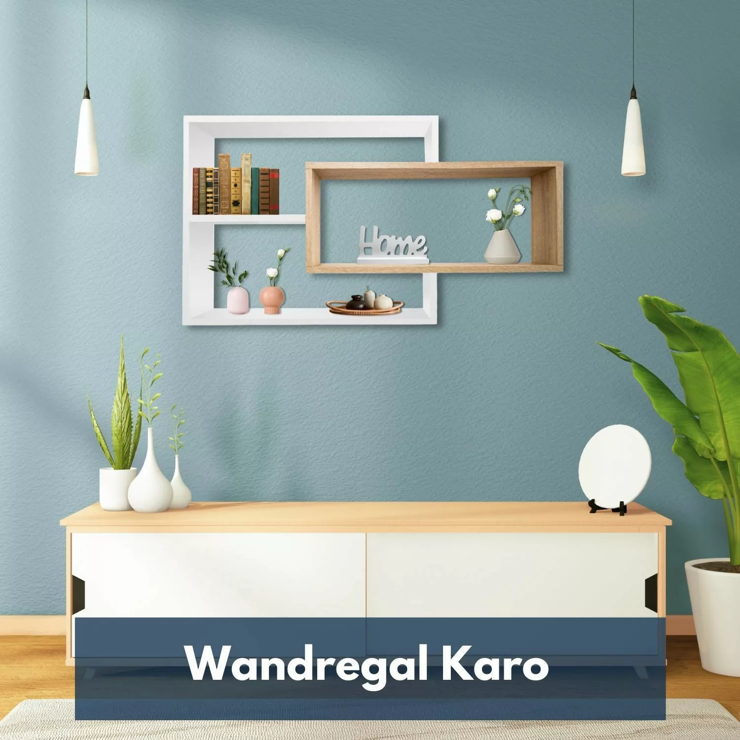 TRAUMMÖBEL Wandregal KARO, Modernes Schweberegal groß günstig online kaufen
