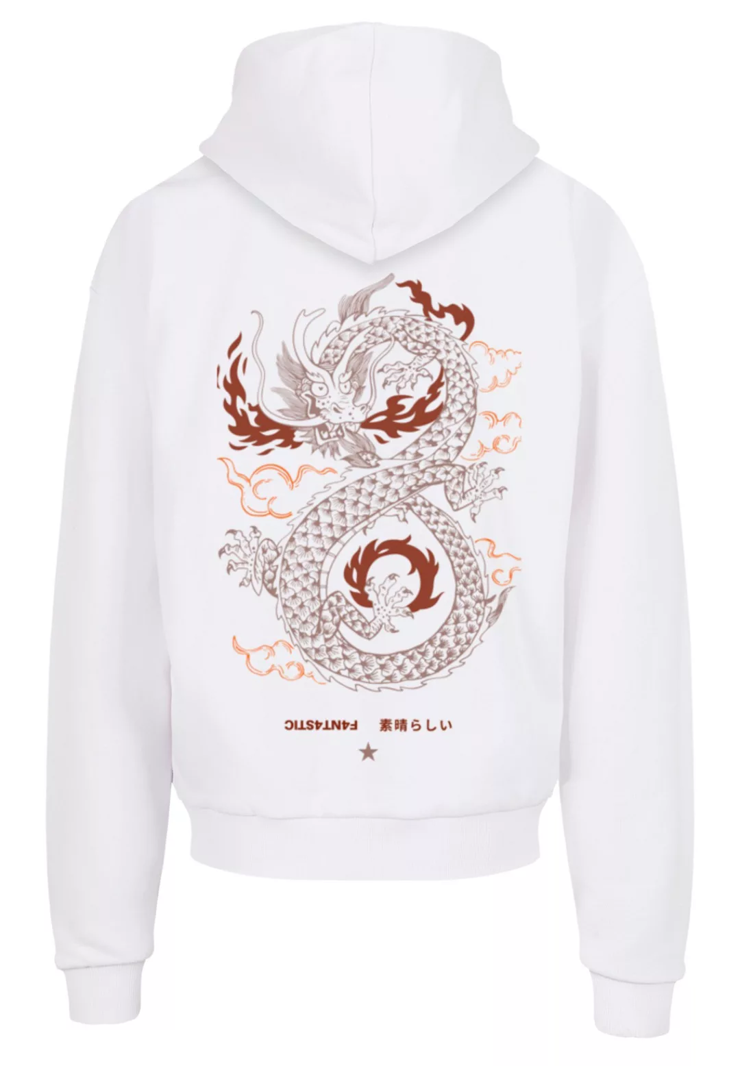 F4NT4STIC Kapuzenpullover "Drache Feuer Japan", Print günstig online kaufen