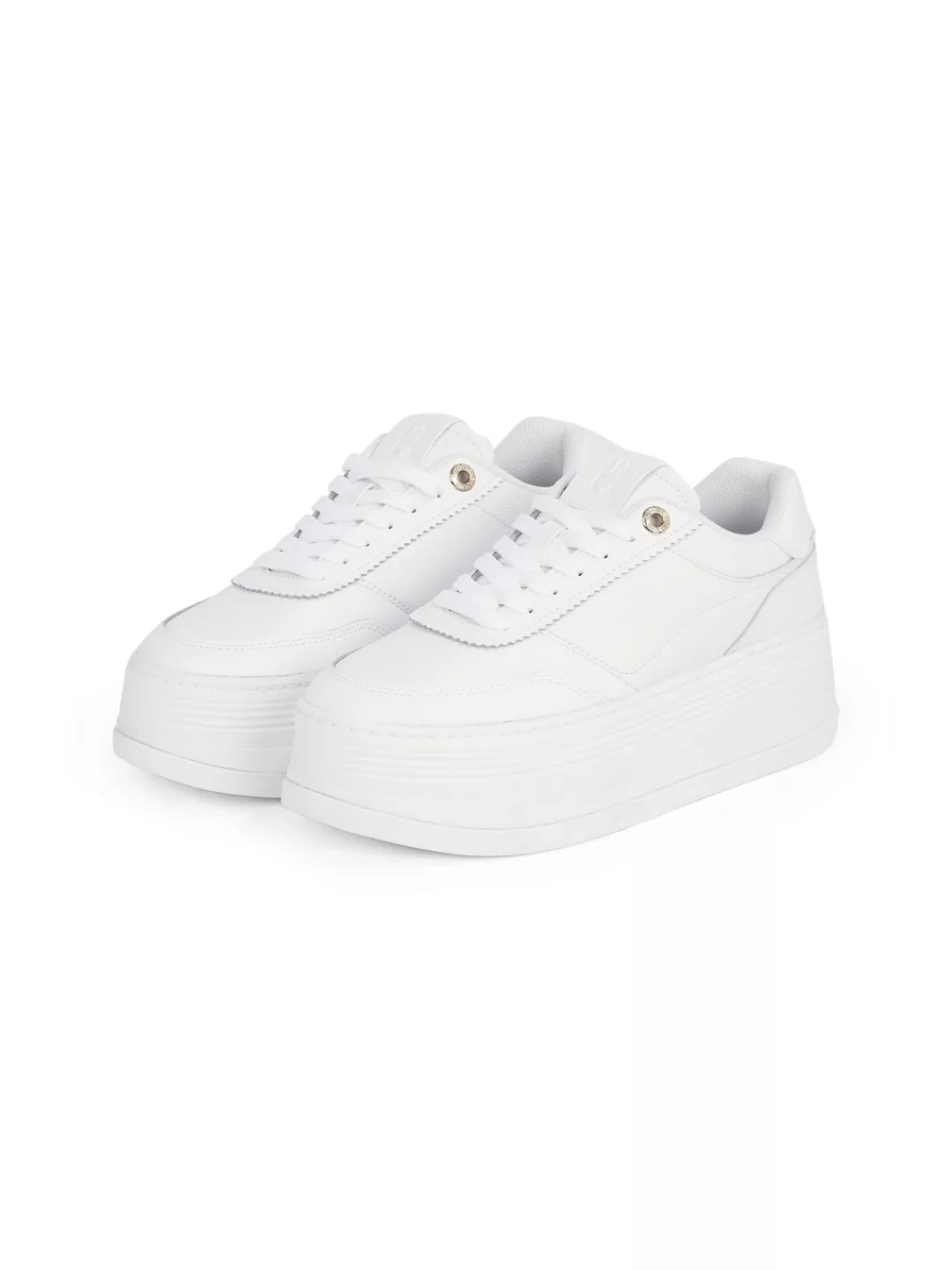 Tommy Hilfiger Plateausneaker "PLATFORM LUX COURT SNEAKER", Freizeitschuh, günstig online kaufen