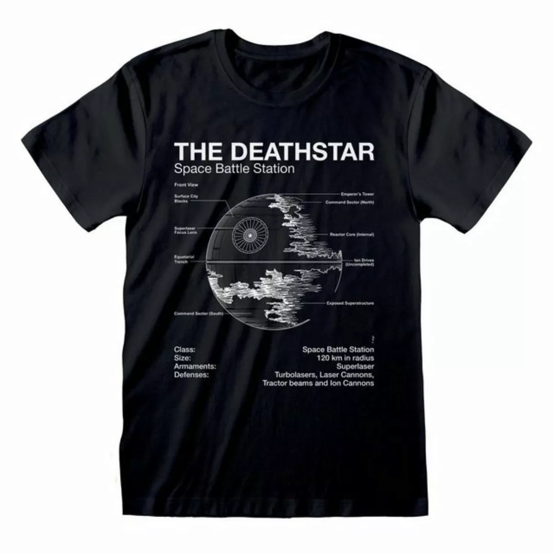 Star Wars T-Shirt Death Star Sketch günstig online kaufen