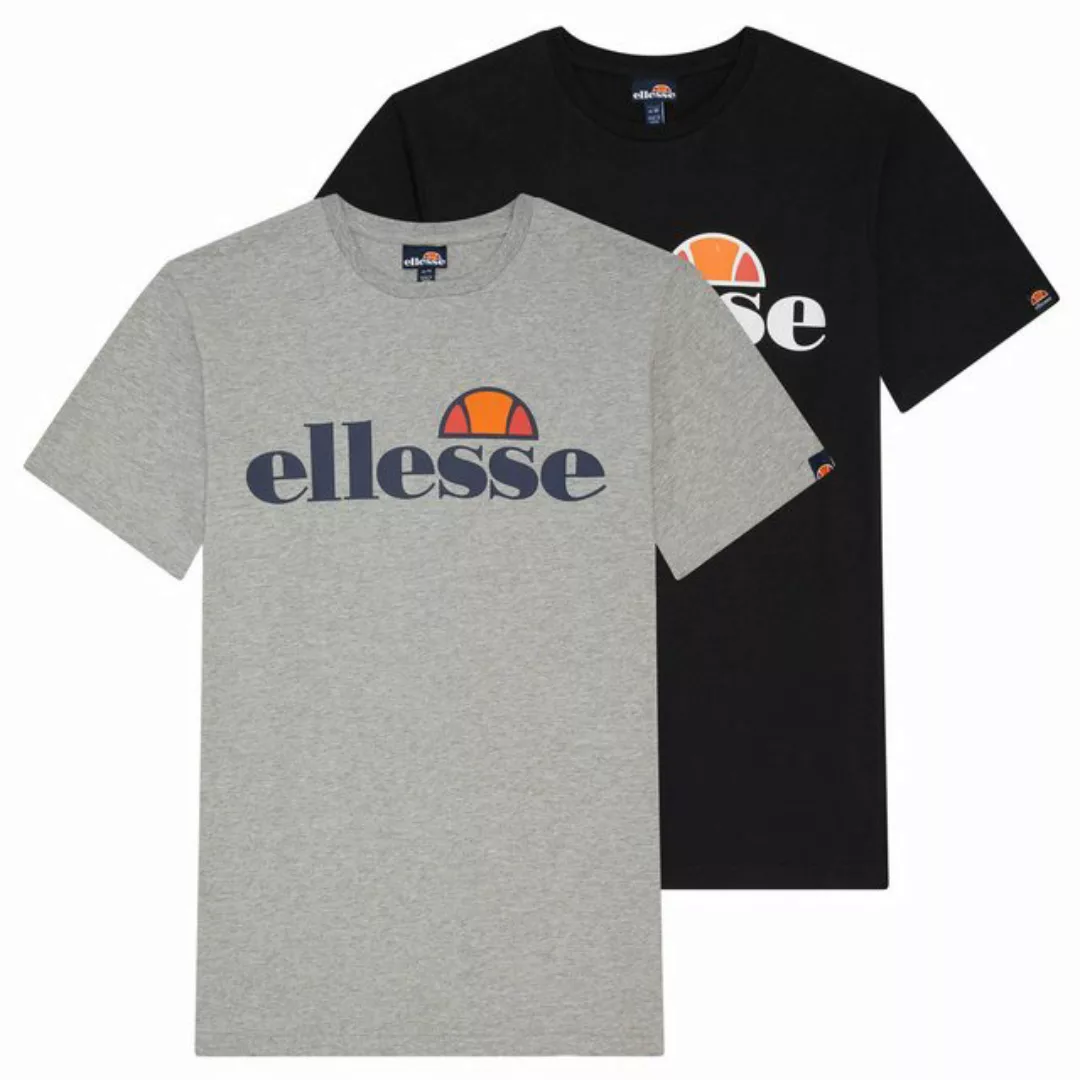 Ellesse T-Shirt Herren T-Shirt, 2er Pack - PRADO, Rundhals, kurz, (Packung, günstig online kaufen