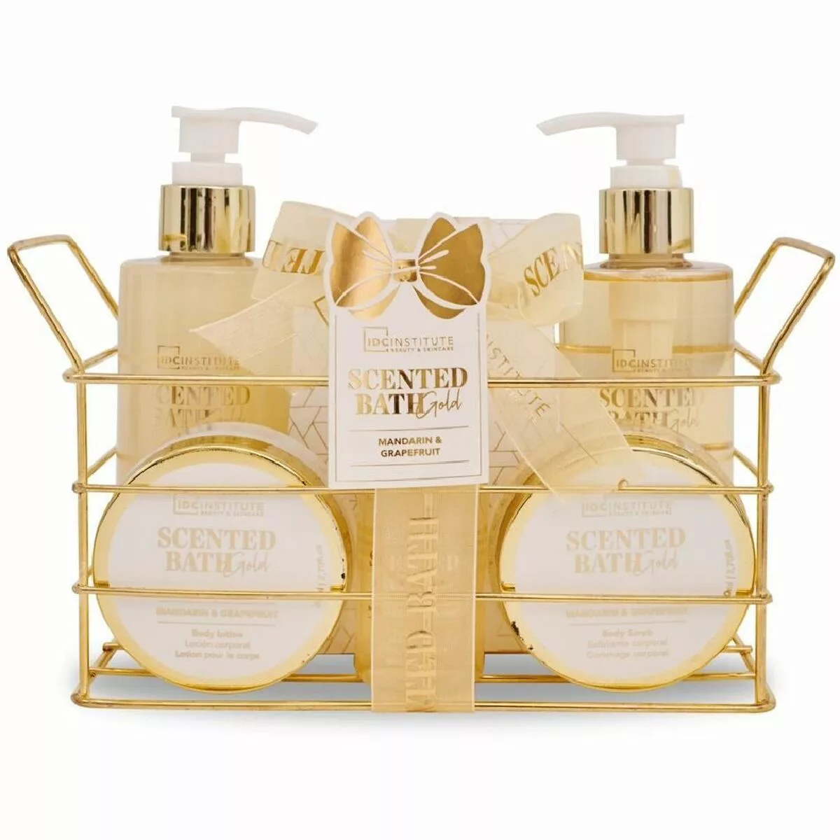 Badezimmer Set Idc Institute Scented Gold Grapefruit Orangerot 6 Stücke günstig online kaufen