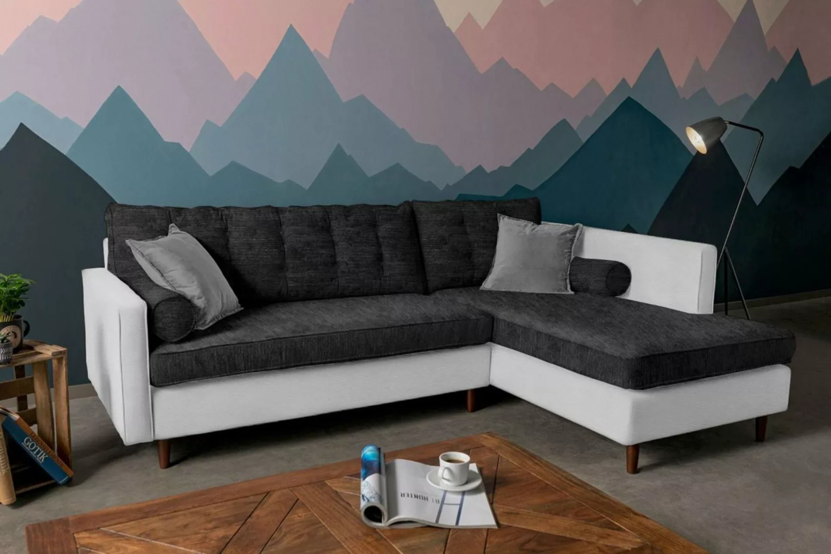 Stylefy Ecksofa Nelvan, L-Form, Eckcouch, Ottomane links oder rechts bestel günstig online kaufen