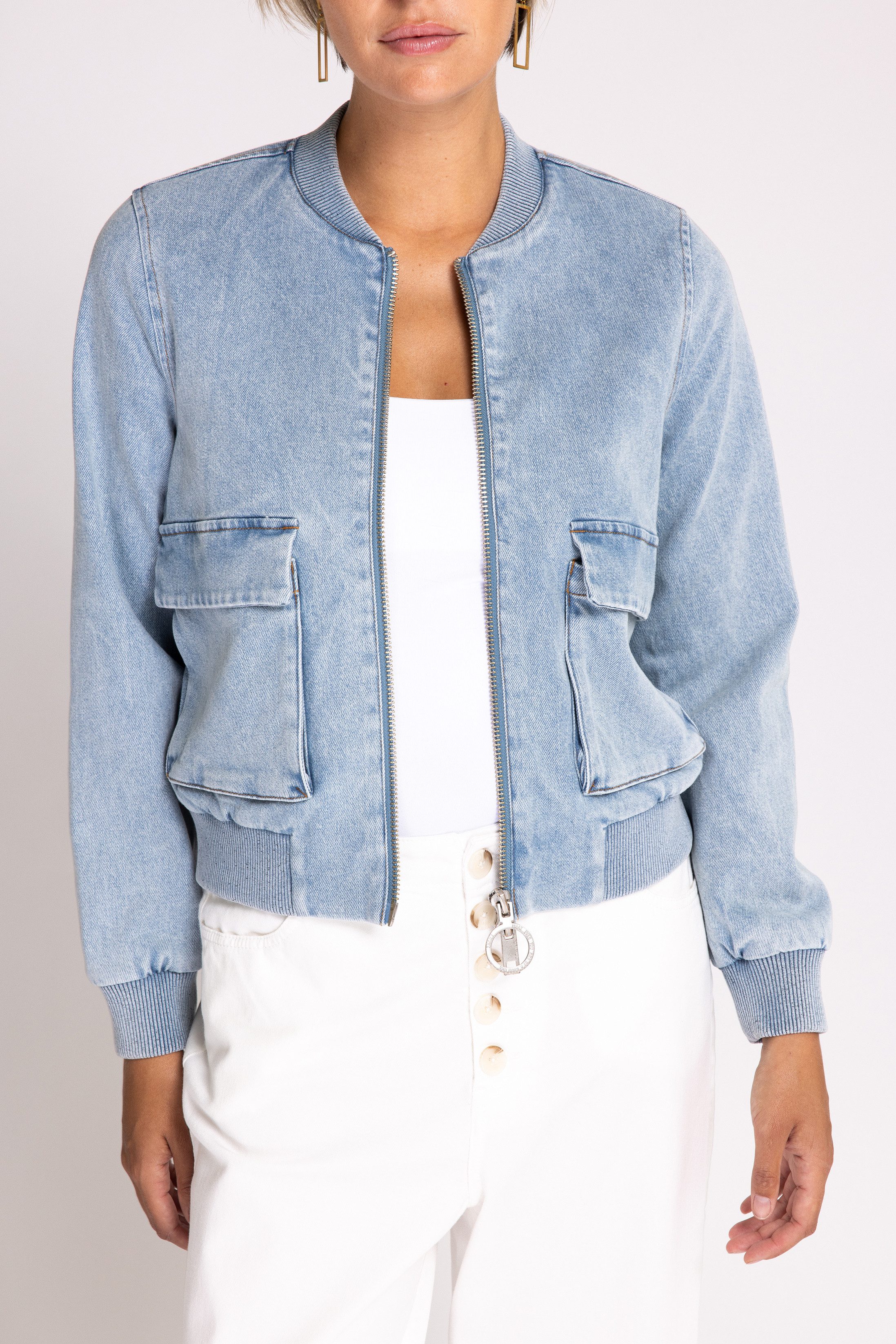 Zhrill Blouson, in Unifarbe günstig online kaufen