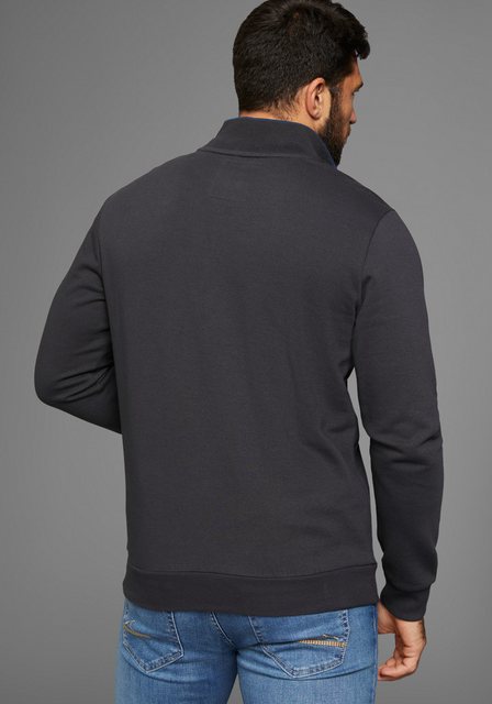 Man's World Sweatshirt mit Kontrastkragen - NEUE KOLLEKTION günstig online kaufen