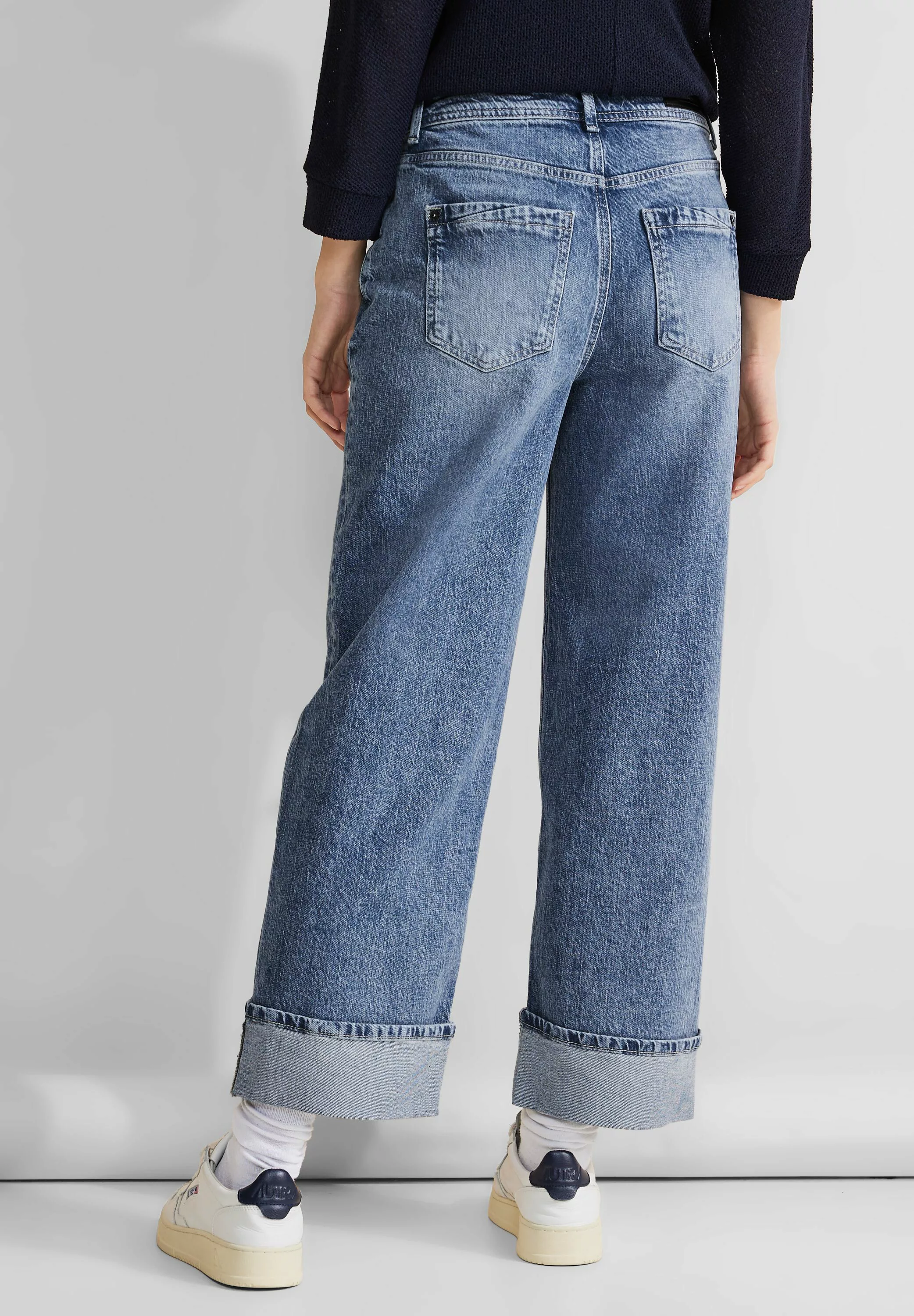STREET ONE Regular-fit-Jeans Style Denim-Straight Leg.casua günstig online kaufen