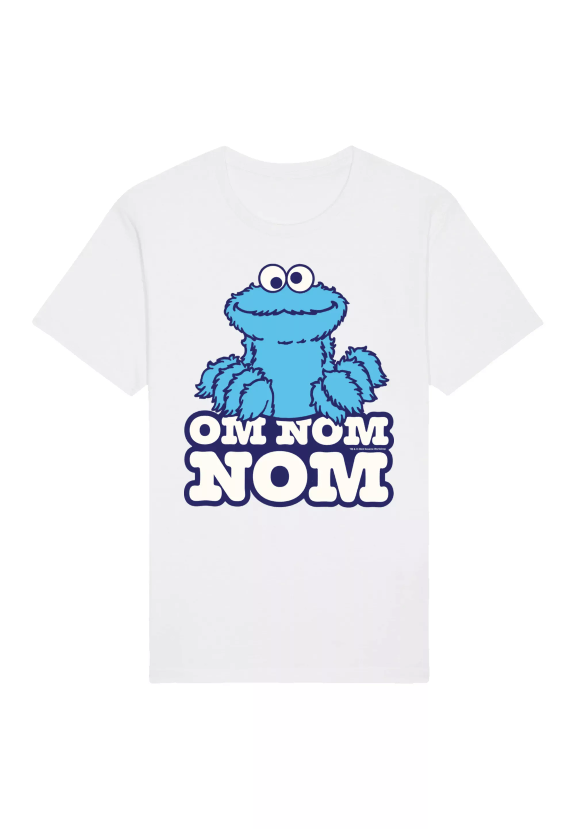 F4NT4STIC T-Shirt "Sesamstraße Cookie Monster Nom Nom", Premium Qualität günstig online kaufen