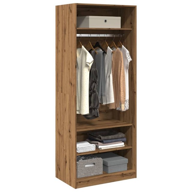 vidaXL Kleiderschrank Kleiderschrank Artisan-Eiche 80x50x200 cm Holzwerksto günstig online kaufen