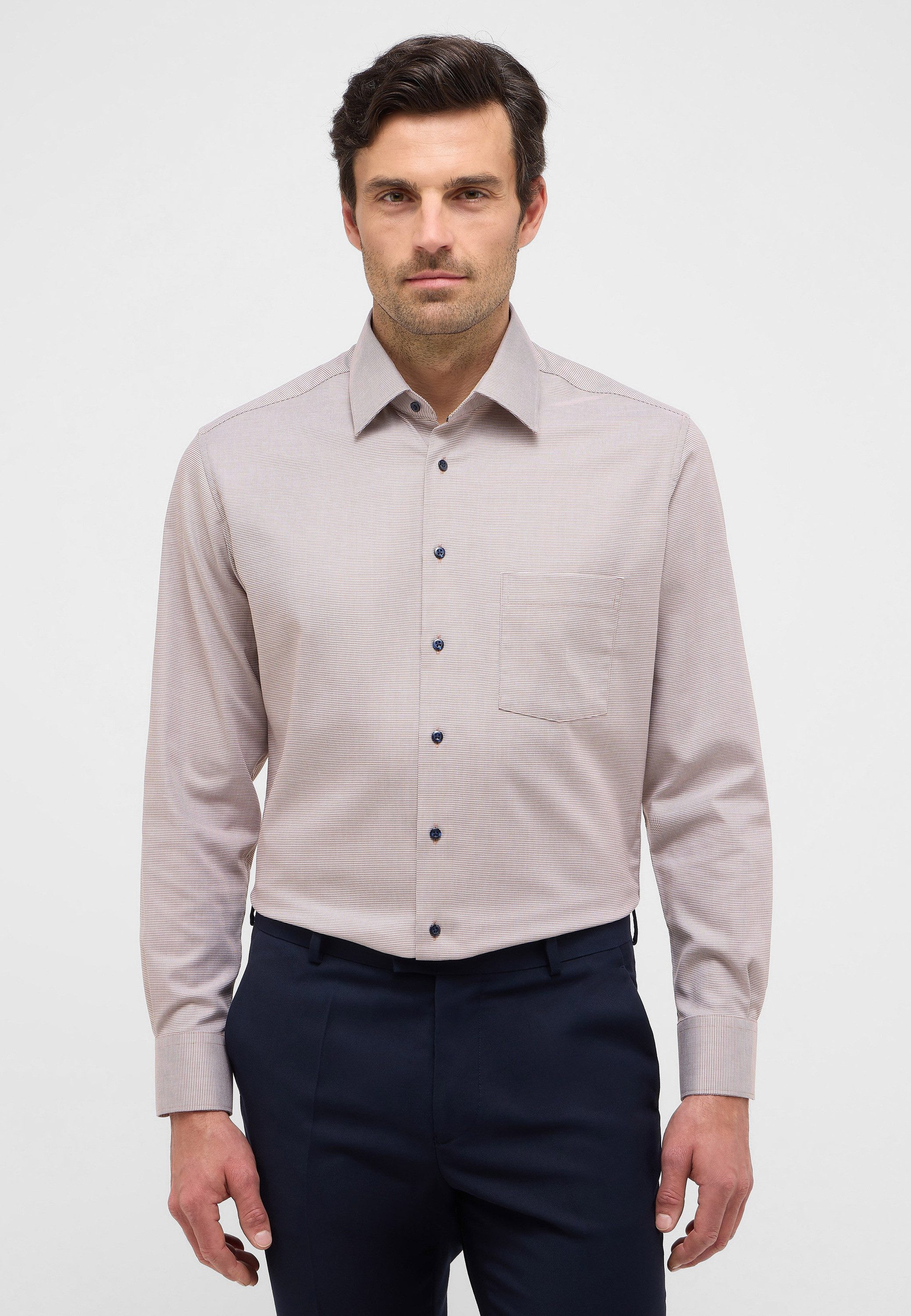 Eterna Langarmhemd "MODERN FIT", NON IRON (bügelfrei) günstig online kaufen