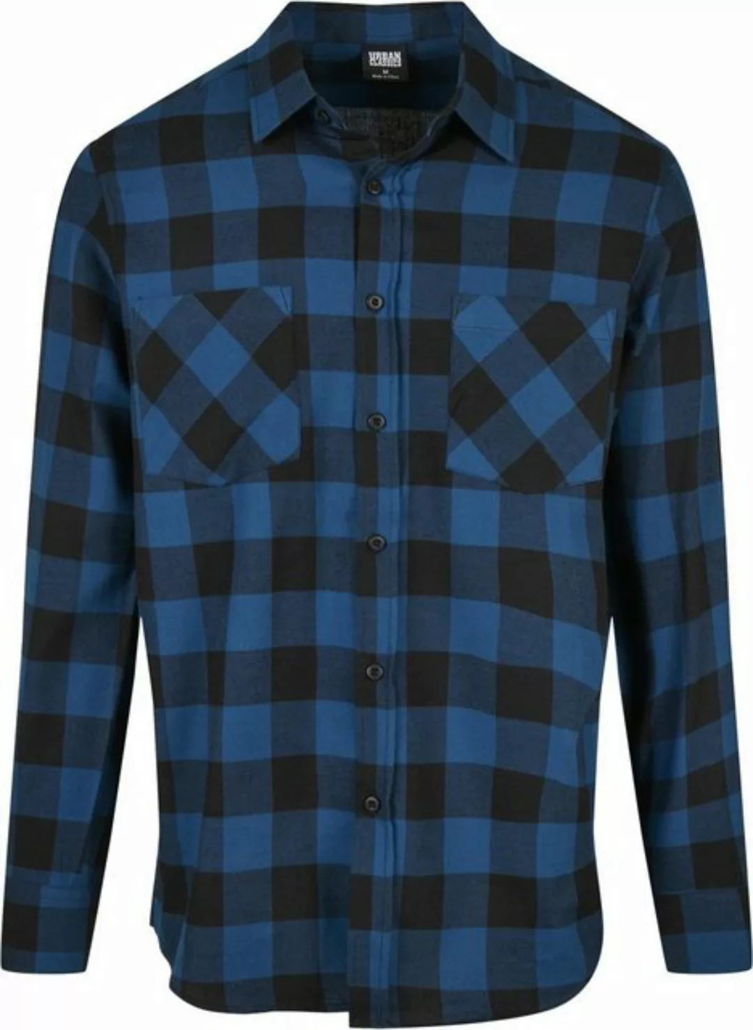 URBAN CLASSICS T-Shirt Urban Classics Herren Checked Flanell Shirt (1-tlg) günstig online kaufen