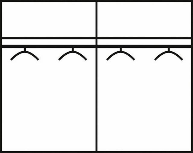 Wimex Schwebetürenschrank "Easy", mit Teilglas günstig online kaufen