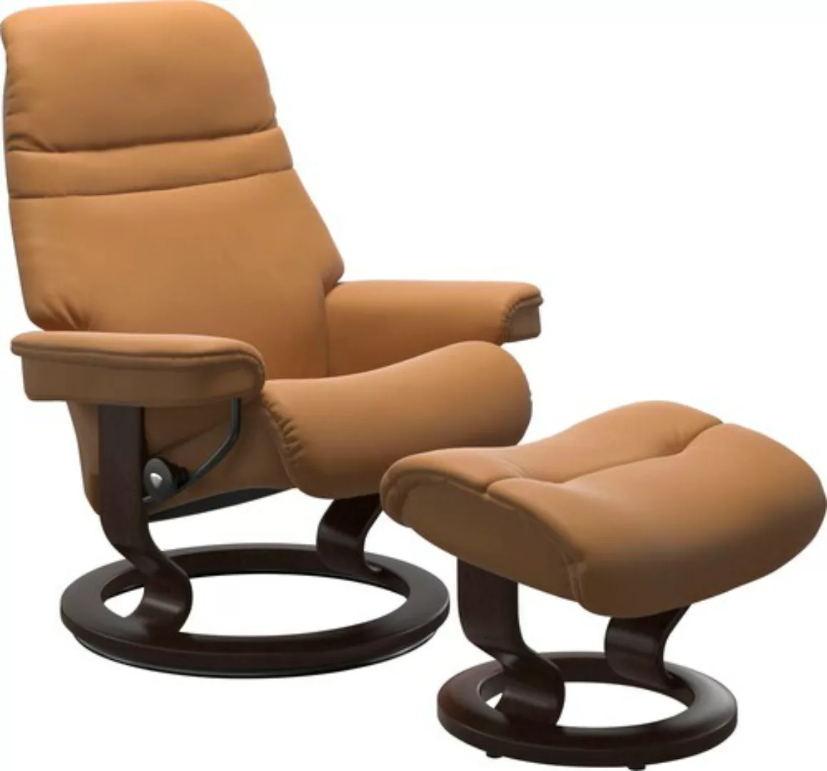 Stressless® Relaxsessel »Sunrise«, mit Classic Base, Größe S, Gestell Braun günstig online kaufen