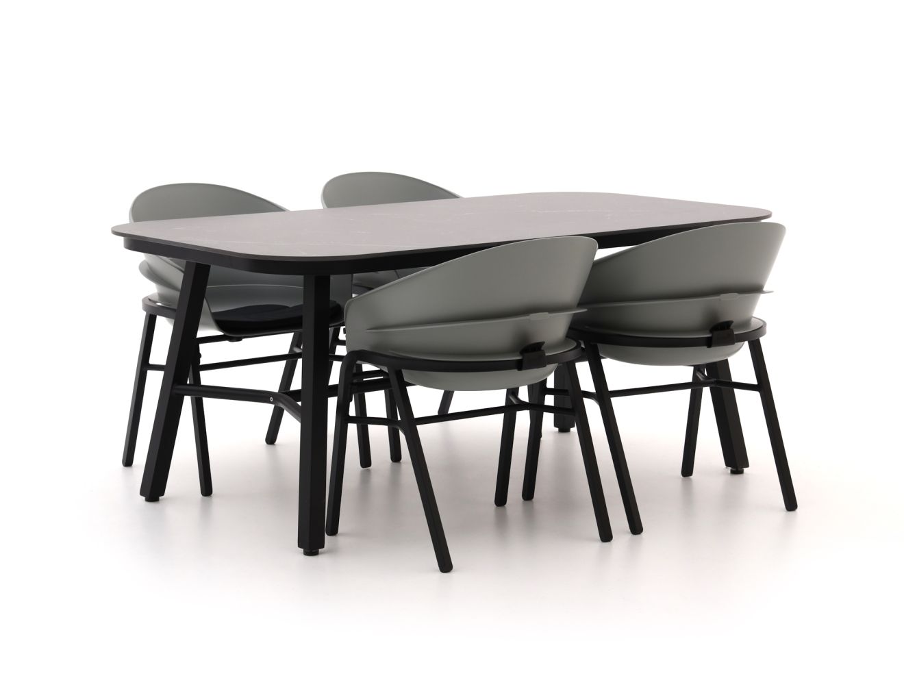 Hartman Tubb Gartenmöbel-Set 185 cm 5-teilig verstellbar günstig online kaufen