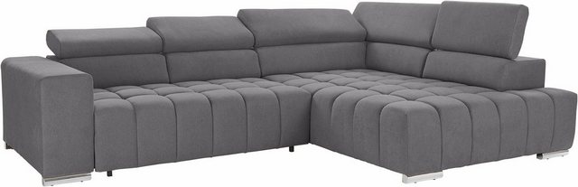 exxpo - sofa fashion Ecksofa "Elias, aktuelle Kreuzsteppung im Sitz, bequem günstig online kaufen