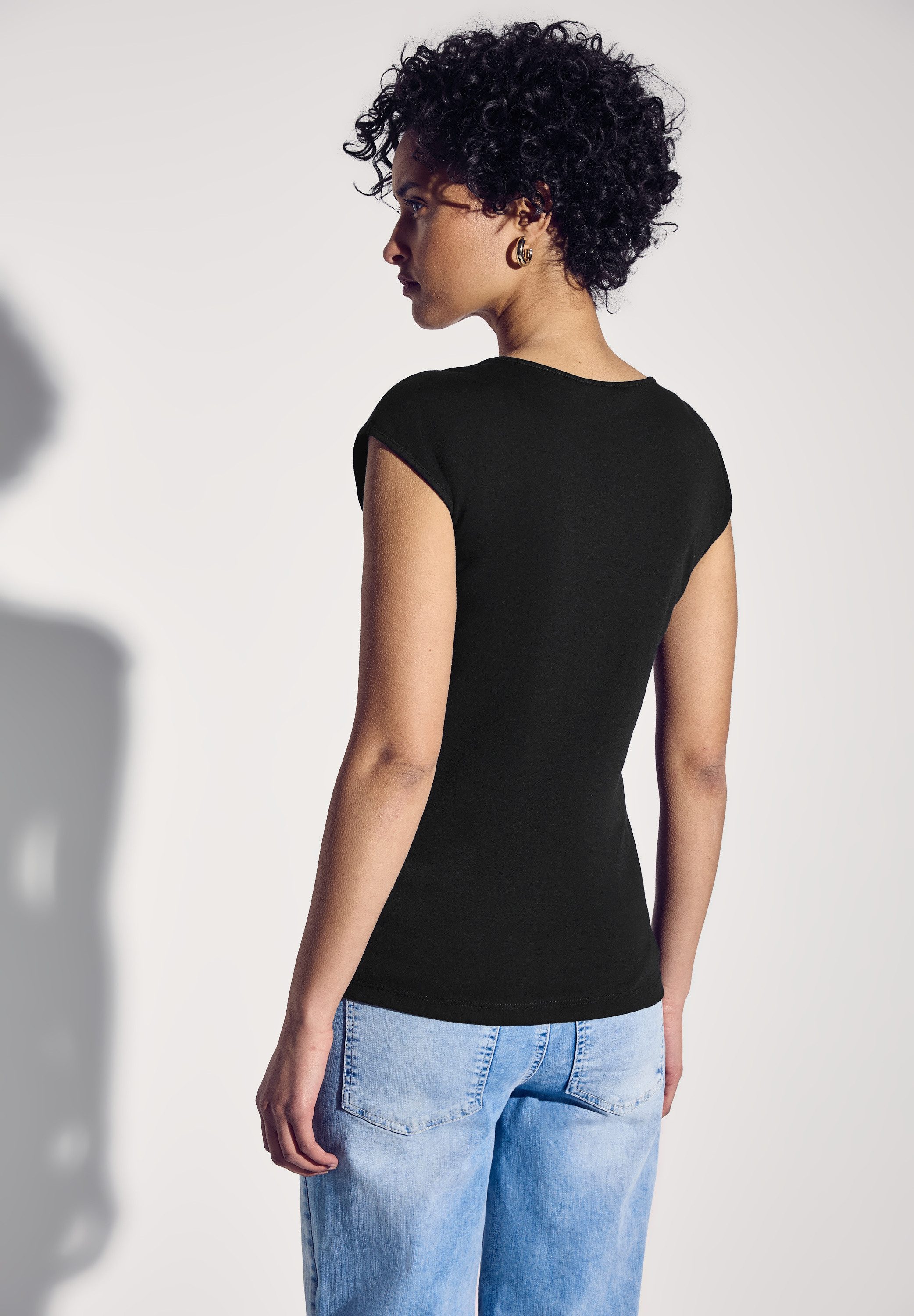 STREET ONE V-Shirt, doppellagig günstig online kaufen