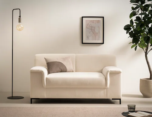 INOSIGN 1,5-Sitzer »Jamie 2 B/T/H: 144/81/76 cm, auch in Cord«, zeitlos, mo günstig online kaufen