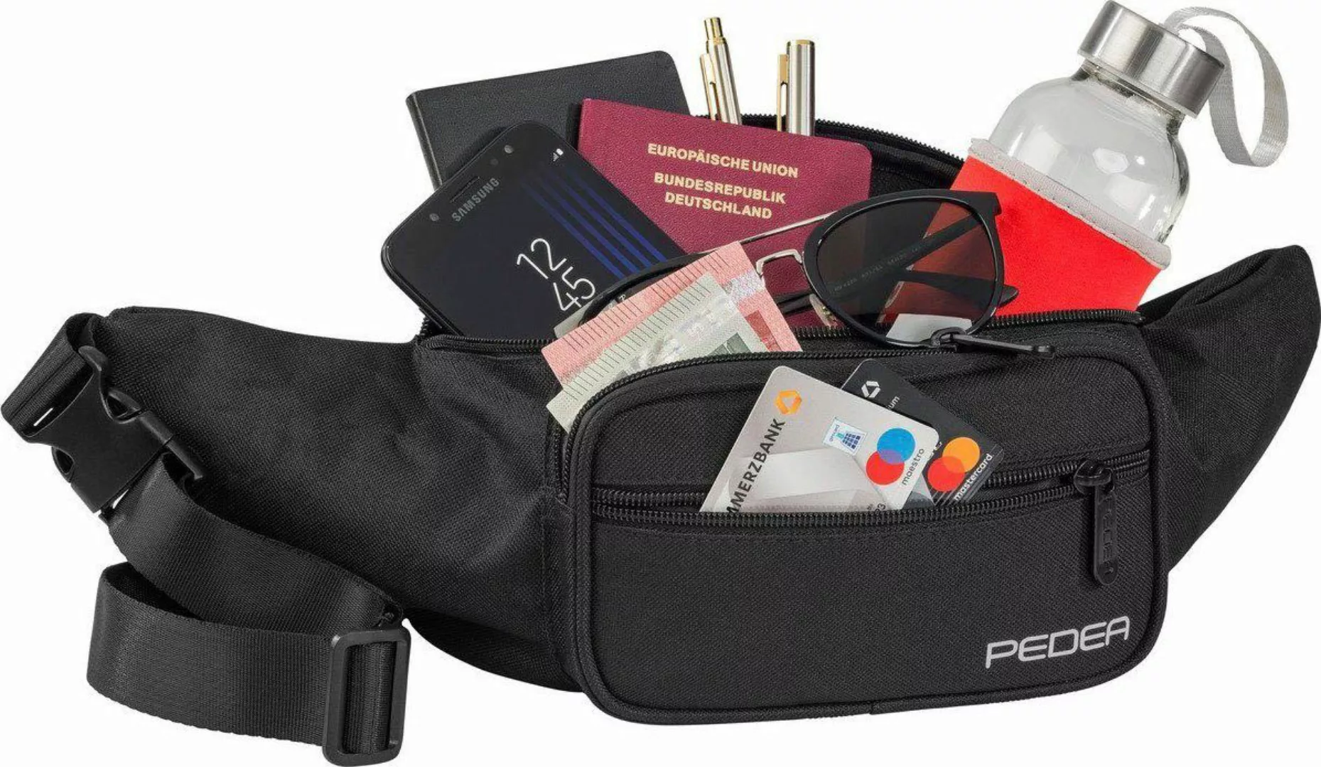 PEDEA Bauchtasche TREND (Größe L, schwarz), günstig online kaufen