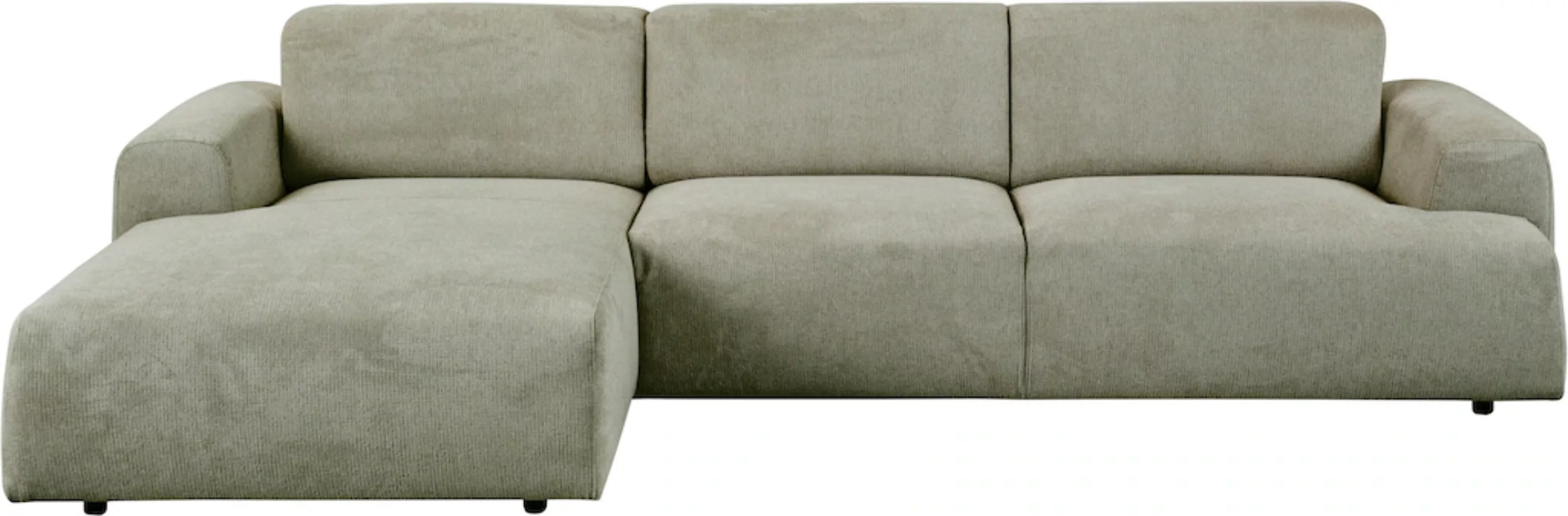 andas Ecksofa "Linkka, Breite 301 cm", L-Form, in einem weichen Chenille-St günstig online kaufen