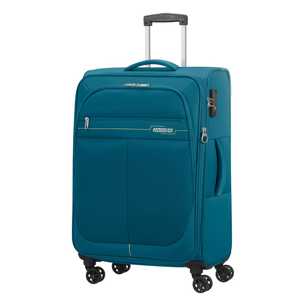 American Tourister Deep Dive Spinner 69l Trolley One Size Teal/Lime günstig online kaufen