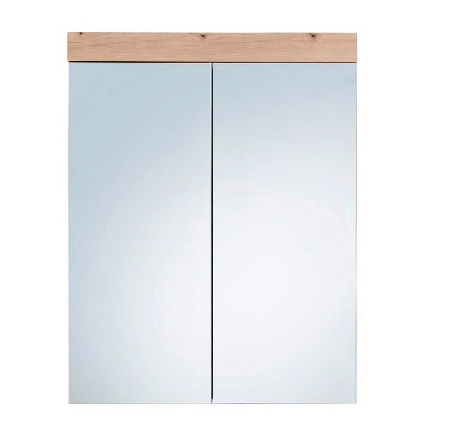 ebuy24 Badezimmerspiegelschrank AmandaMando Bad Spiegelschrank 2 Türen hell günstig online kaufen