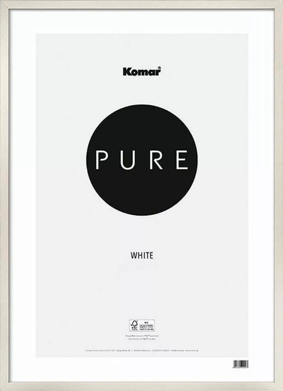 Komar Bilderrahmen Pure, Echtholzrahmen mit hochtransparentem günstig online kaufen