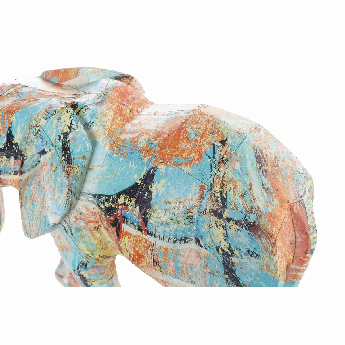 Deko-figur Dkd Home Decor Elefant Harz Bunt (37,5 X 17,5 X 26 Cm) günstig online kaufen
