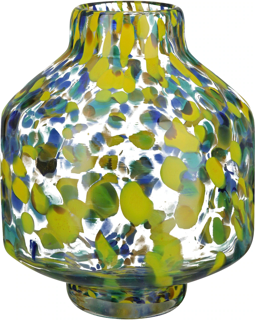 GILDE Tischvase »Splash, Höhe ca. 22 cm«, (1 St.), dekorative Vase aus Glas günstig online kaufen