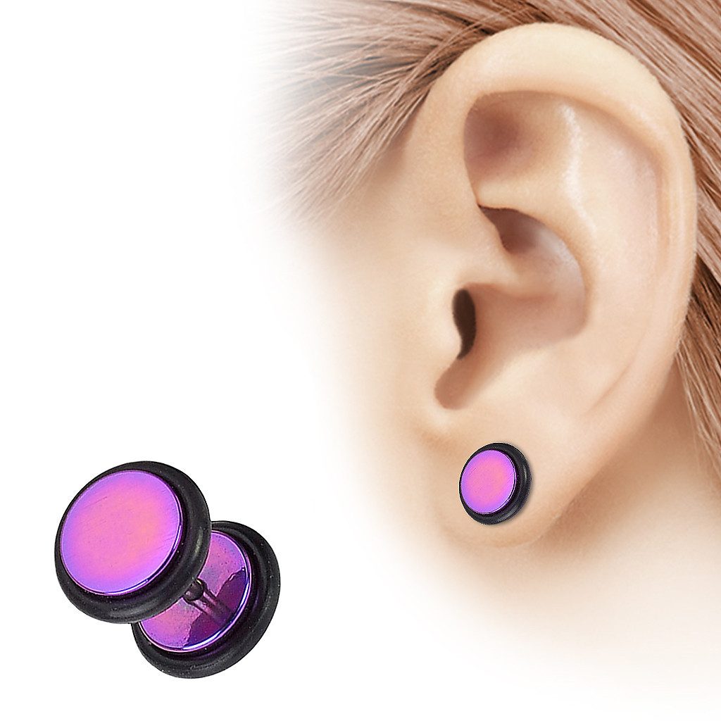 Taffstyle Piercing-Set Fake Plug Piercing Hantel günstig online kaufen
