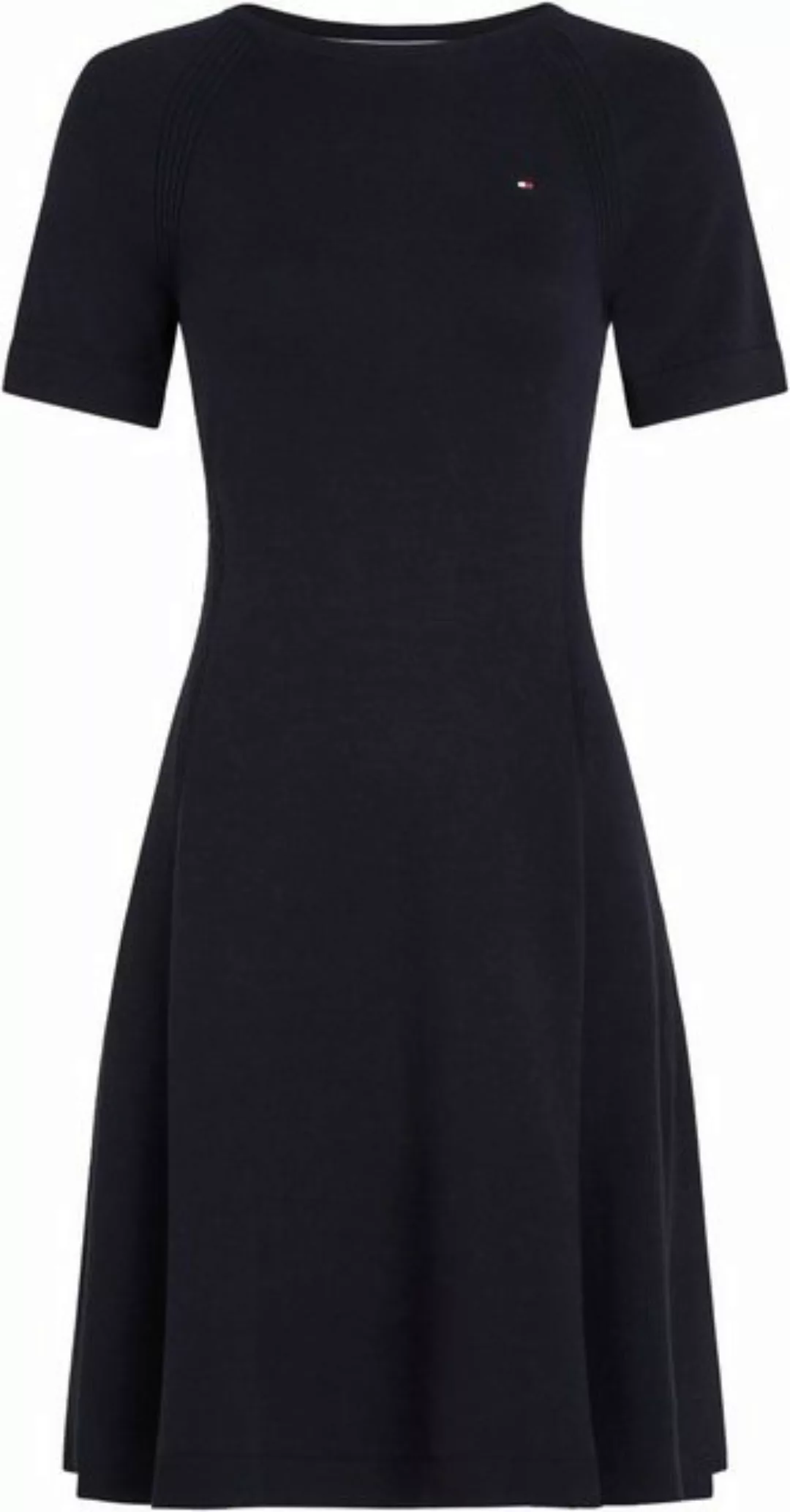 Tommy Hilfiger Jerseykleid CO JERSEY STITCH F&F DRESS mit Logostickerei auf günstig online kaufen