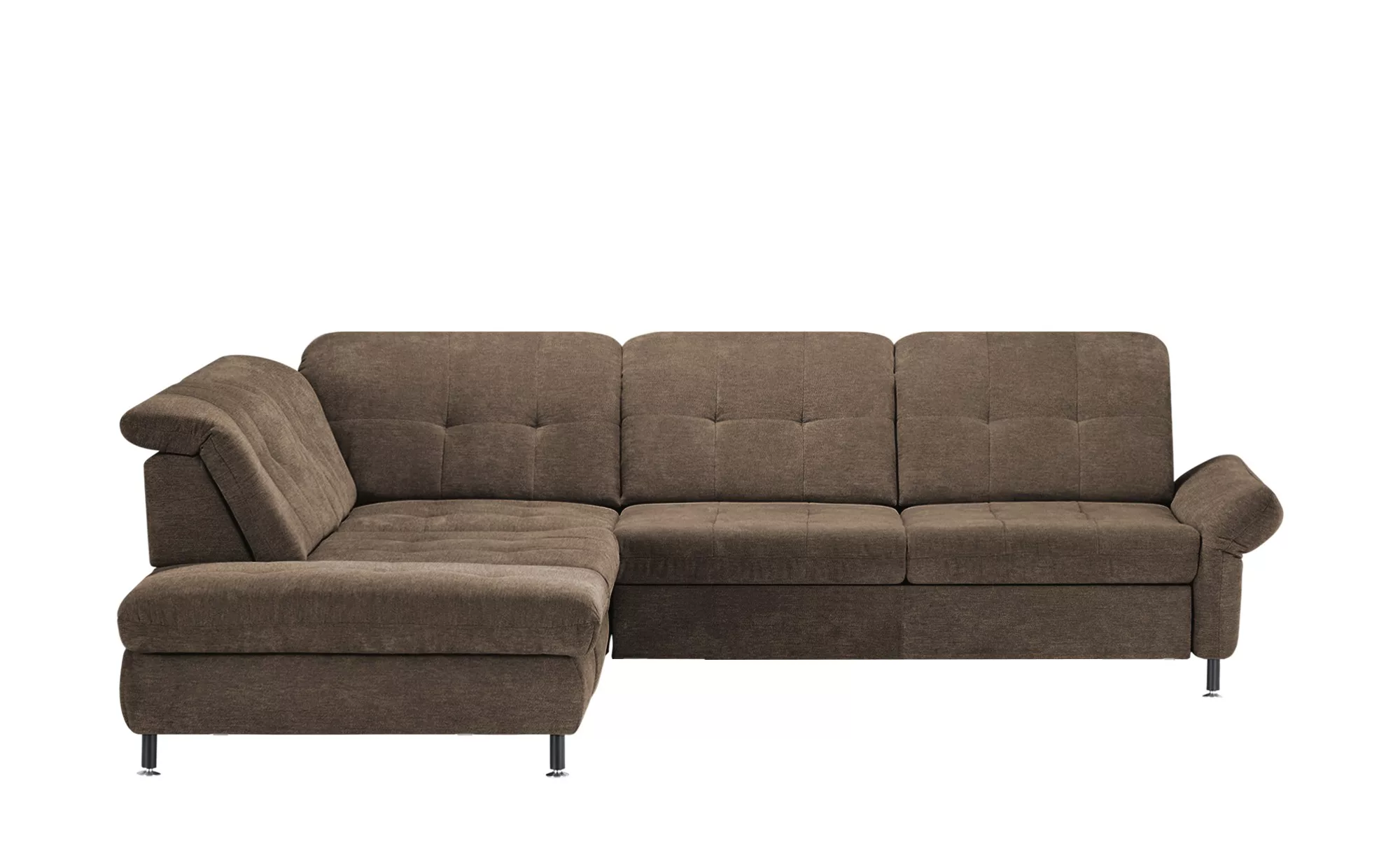 Ecksofa - braun - 296 cm - 85 cm - 260 cm - Polstermöbel > Sofas > Ecksofas günstig online kaufen