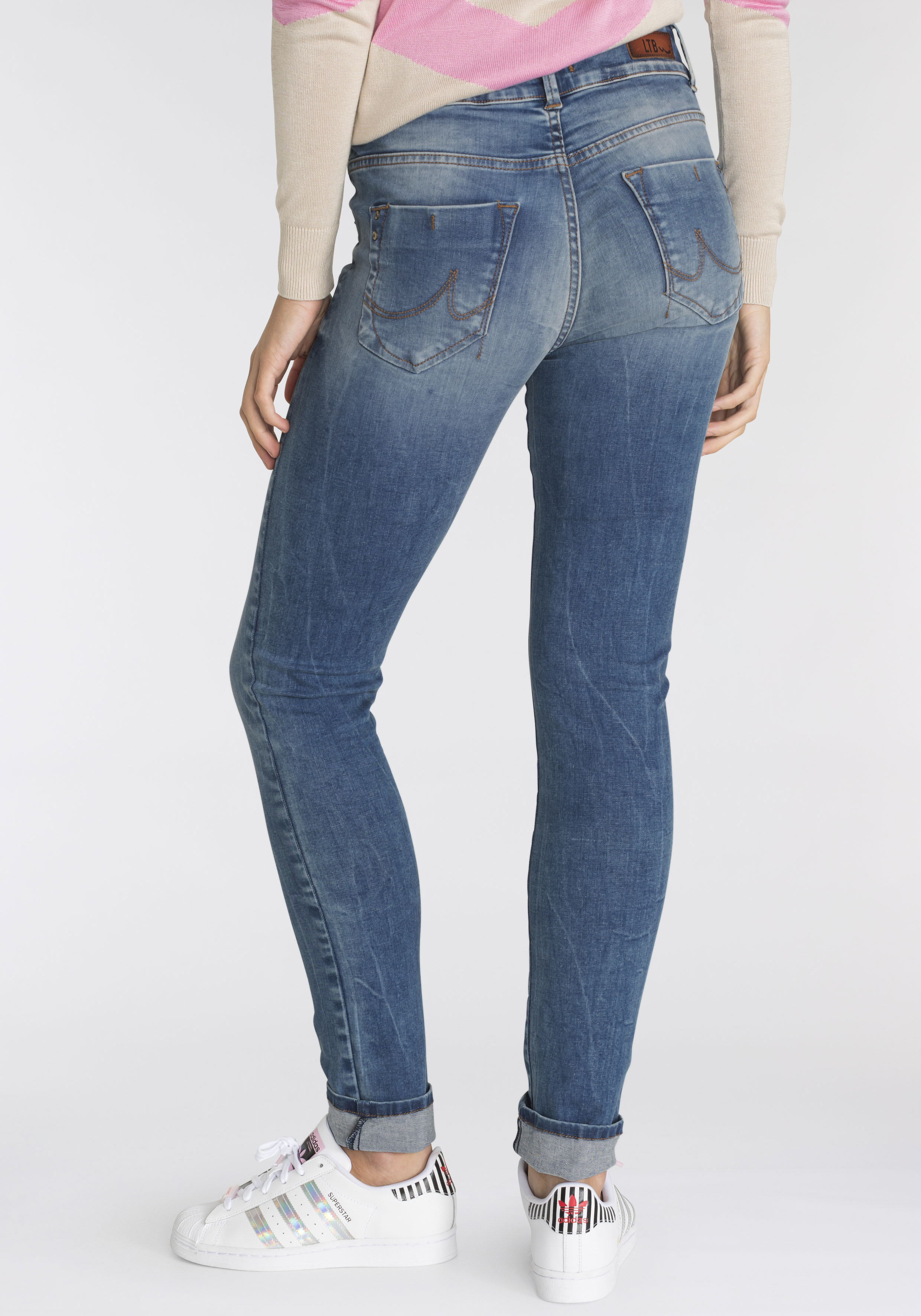 LTB Slim-fit-Jeans "MOLLY HIGH SMU", mit sehr schmalem Bein und hoher Leibh günstig online kaufen