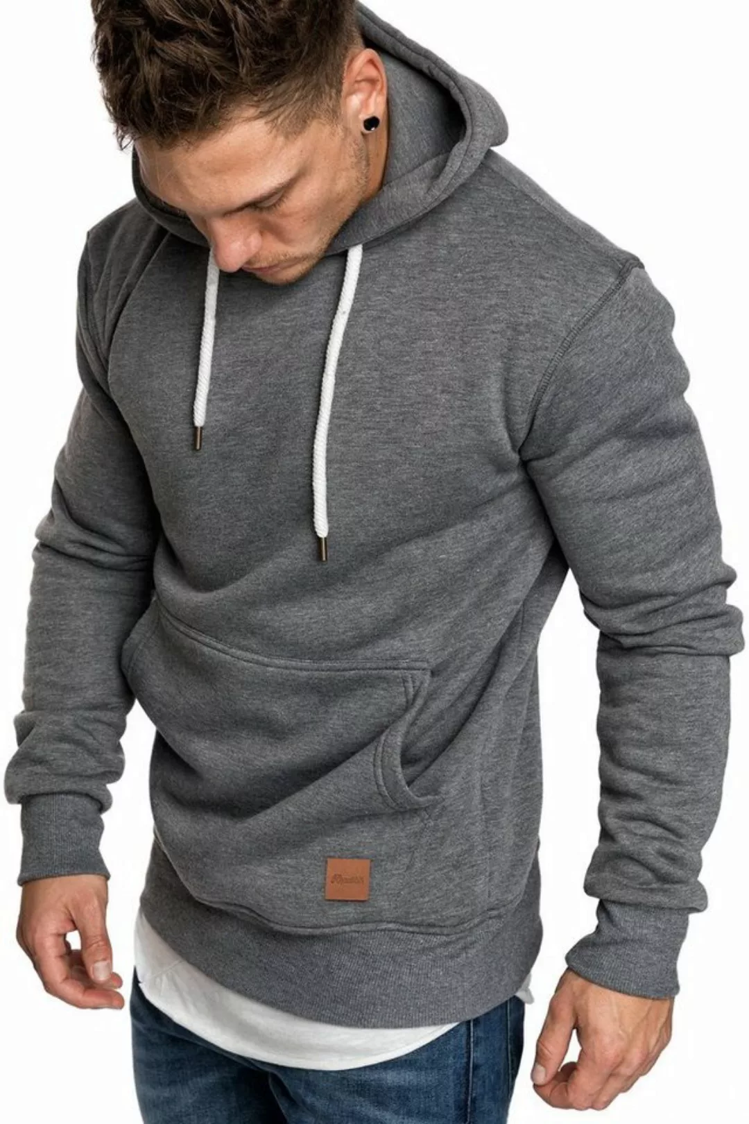 REPUBLIX Sweatshirt GRIFFIN Herren Basic Kapuzenpullover Hoodie günstig online kaufen