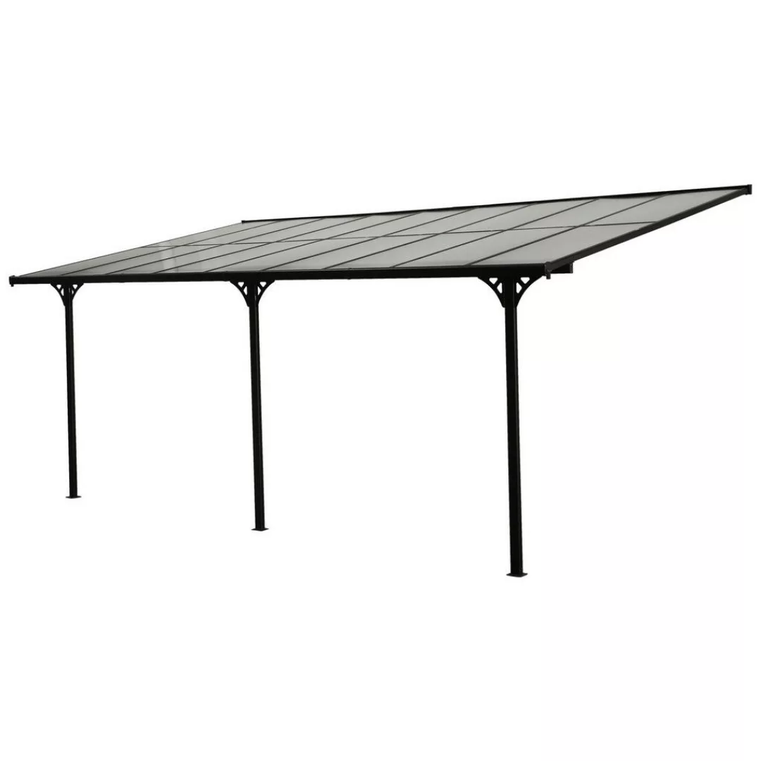 Westmann Terrassenüberdachung Bruce grau Aluminium B/H/T: ca. 556x270x300 c günstig online kaufen