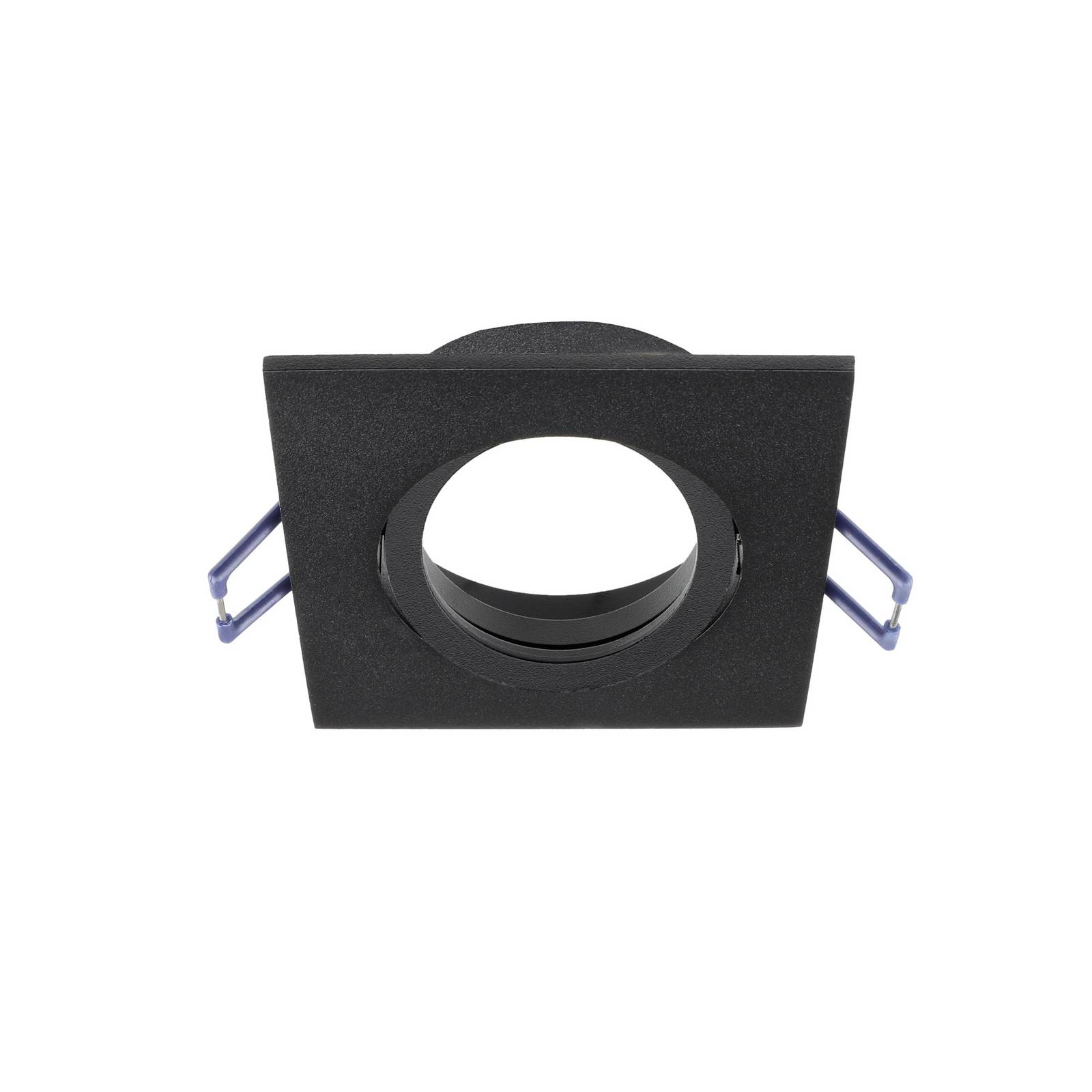 Deckeneinbauleuchte Samsola, schwarz, 9 x 9 cm, Metall günstig online kaufen