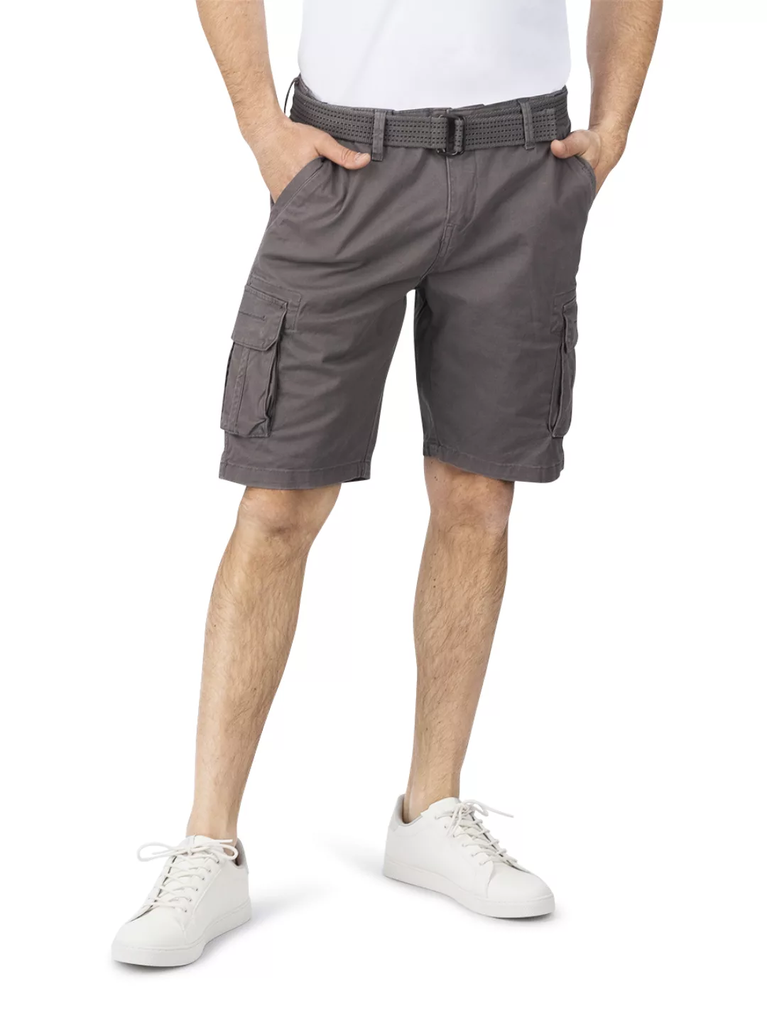 riverso Cargo Shorts Herren mit Gürtel Regular Fit RIVJoko günstig online kaufen