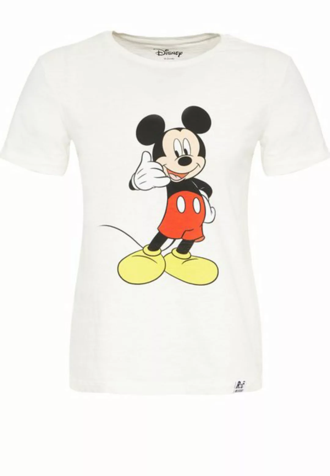Recovered T-Shirt Mickey Mouse Phone GOTS zertifizierte Bio-Baumwolle günstig online kaufen