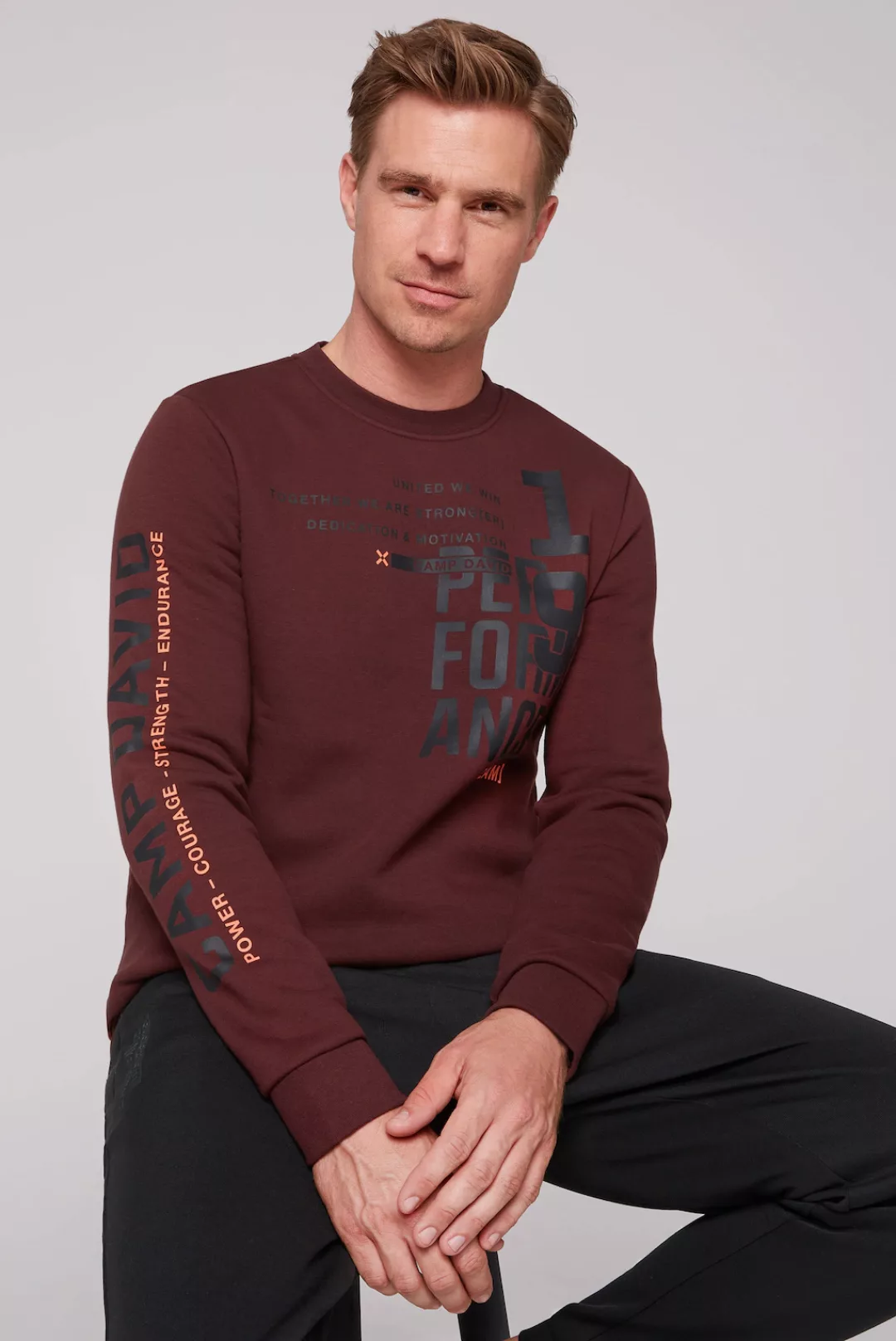 CAMP DAVID Sweater, mit Baumwolle günstig online kaufen