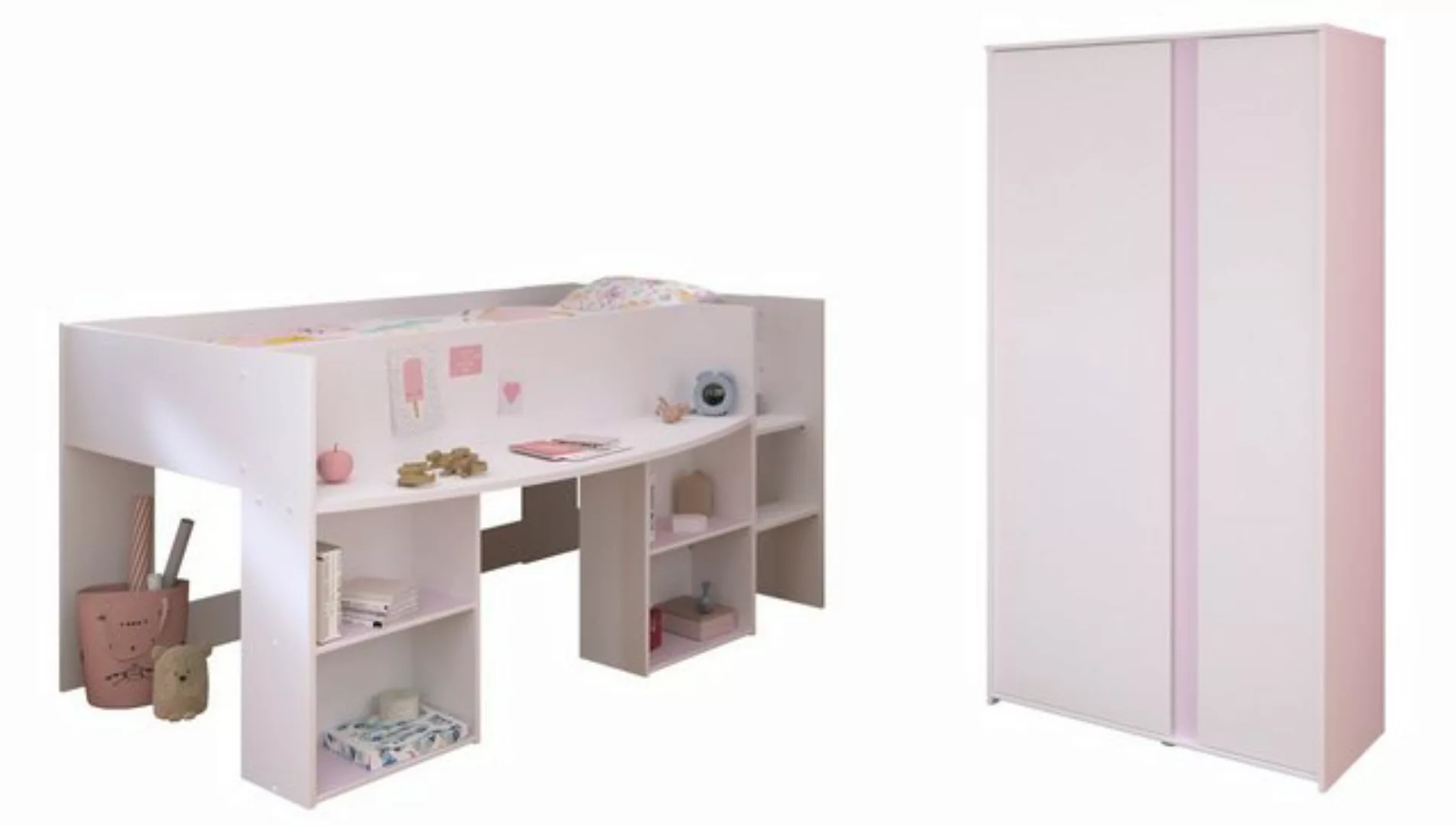 Parisot Etagenbett Parisot Pirouette 14-Kinderbett Etagenbett Weiß 90x200 günstig online kaufen