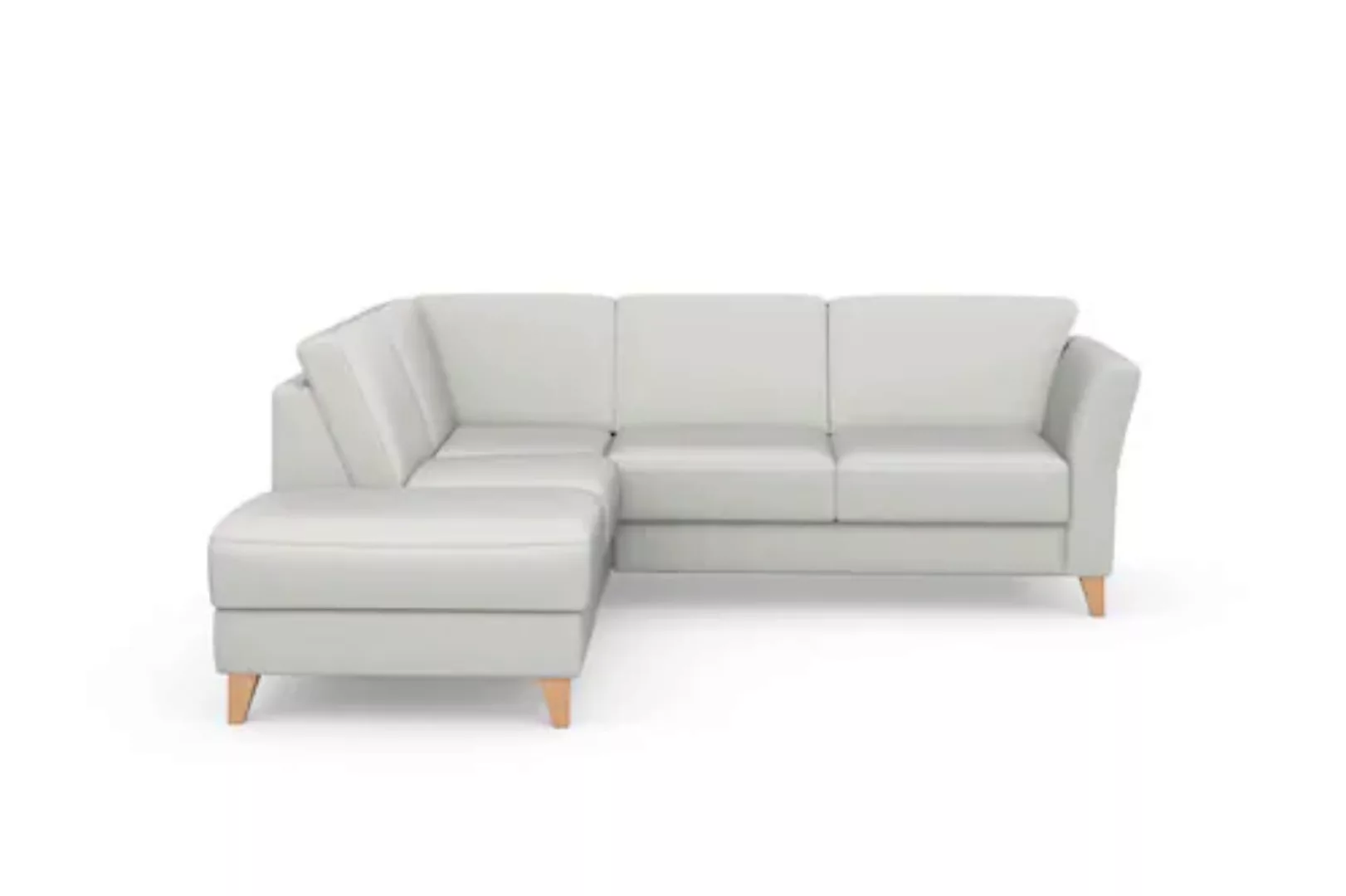 sit&more Ecksofa "Visby L-Form", Wahlweise mit Bettfunktion und Stauraum, f günstig online kaufen