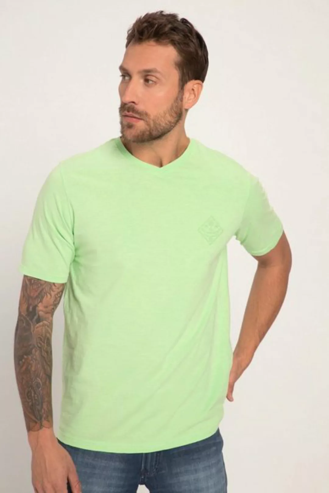 JP1880 T-Shirt T-Shirt Halbarm V-Ausschnitt günstig online kaufen