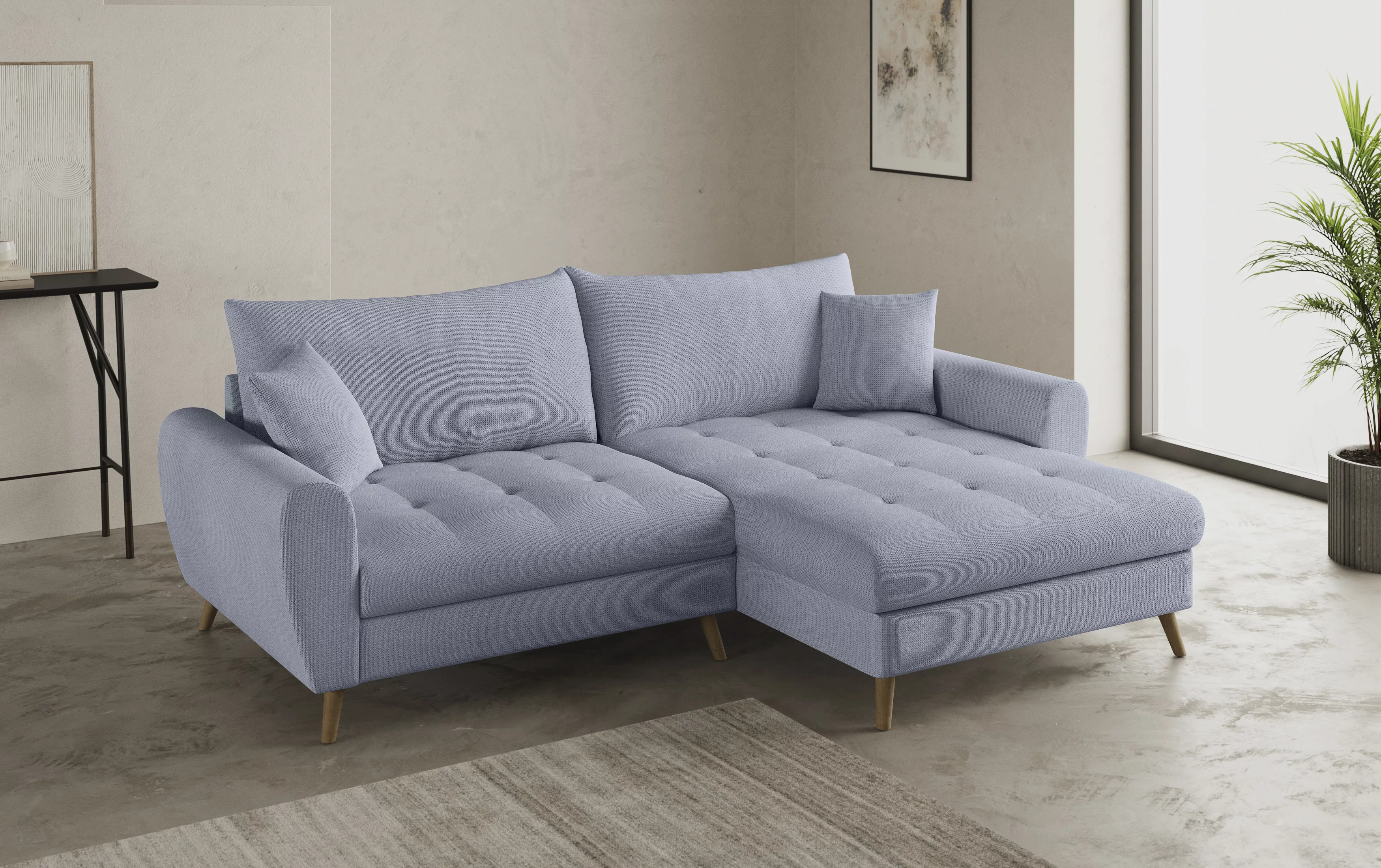 Mr. Couch Ecksofa "Blackburn II, L-Form", Mit Kaltschaumpolsterung bis 140 günstig online kaufen