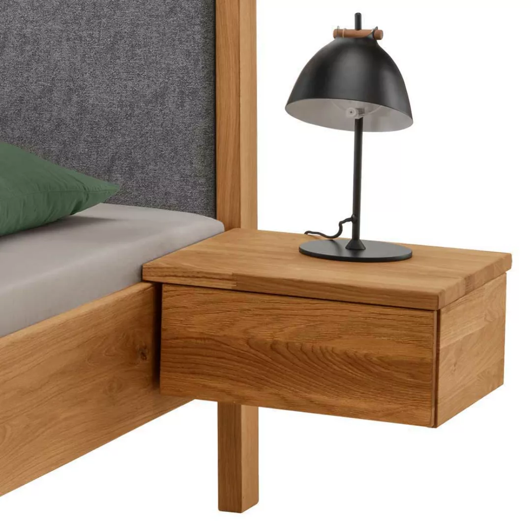 Franzoesisches Bett aus Wildeiche Massivholz 41 cm Einstiegshöhe günstig online kaufen