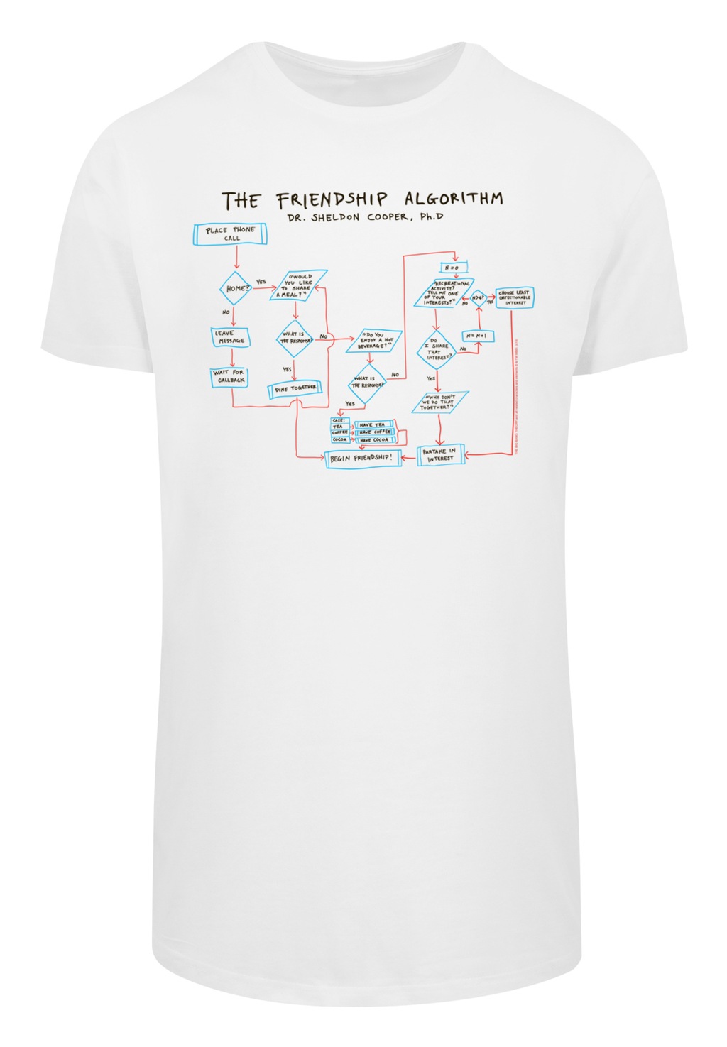 F4NT4STIC T-Shirt "Big Bang Theory Friendship Algorithm", Herren,Premium Me günstig online kaufen