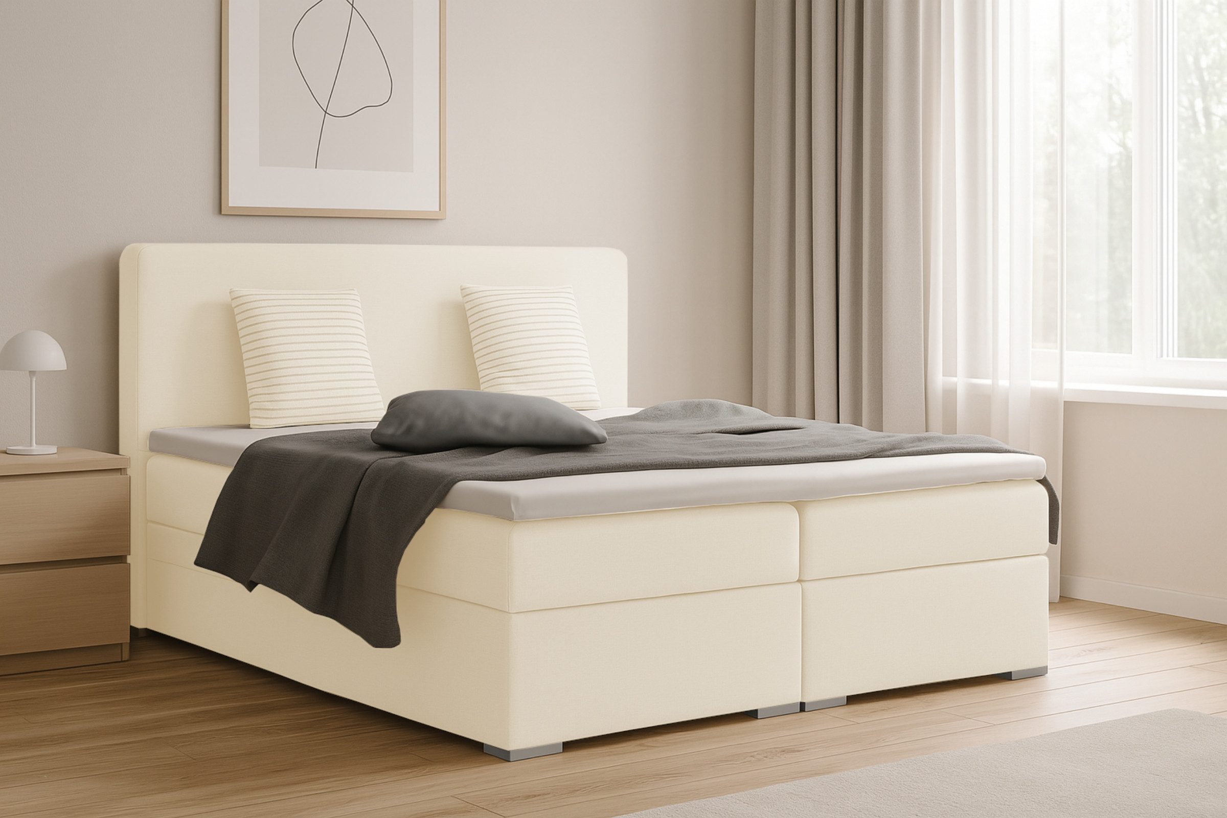 Deine Möbel 24 Boxspringbett BELLO Boxspring günstig online kaufen