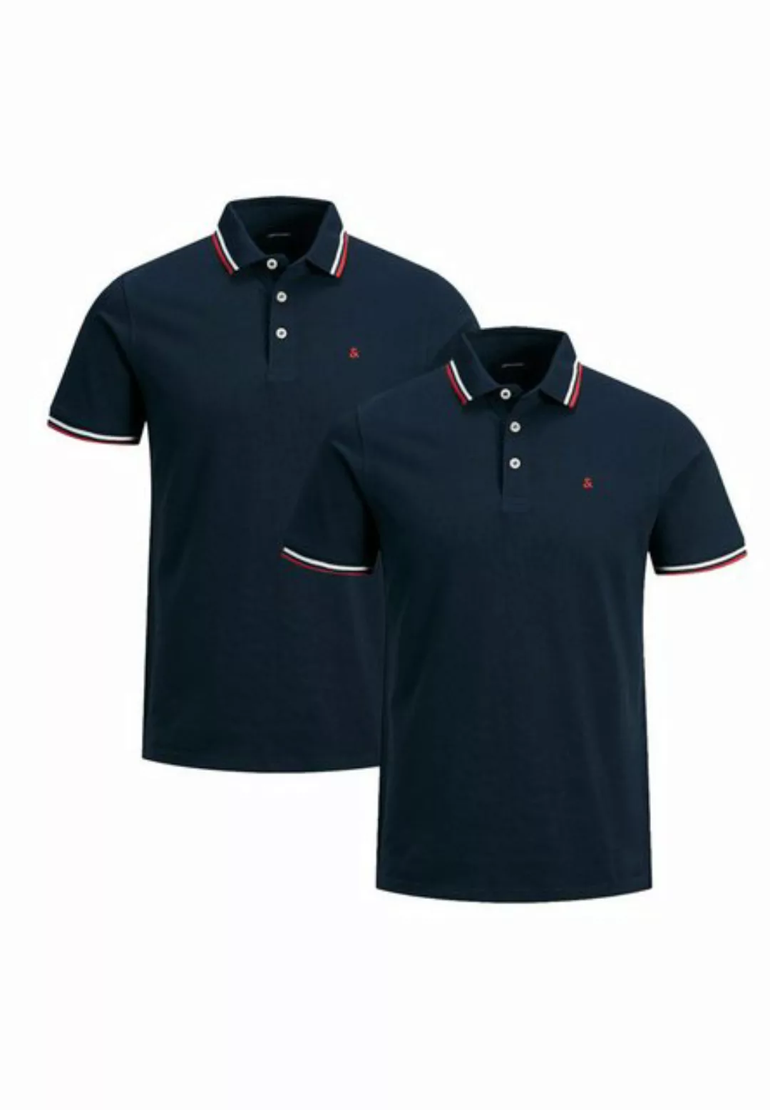 Jack & Jones Poloshirt 2er Pack Paulos - Slim Fit (Spar-Set, 2-tlg) Poloshi günstig online kaufen