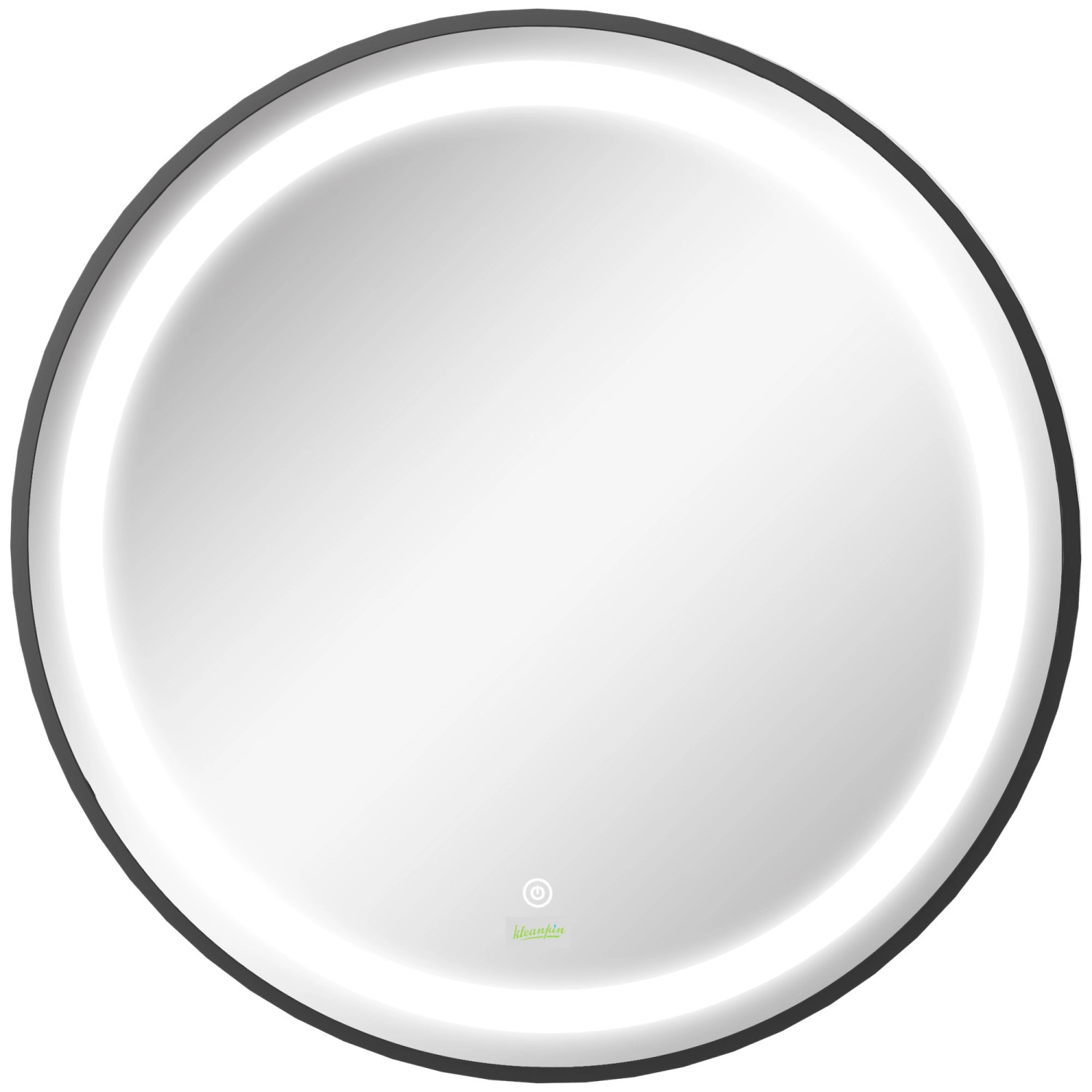 Kleankin Badezimmerspiegel Ø60cm mit 3 Lichtfarben Touch-Funktion IP44 günstig online kaufen