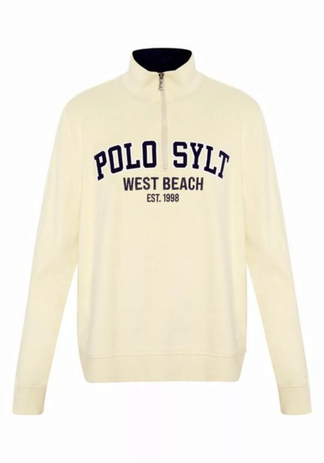 Polo Sylt Troyer im Label-Design mit Schriftzügen günstig online kaufen