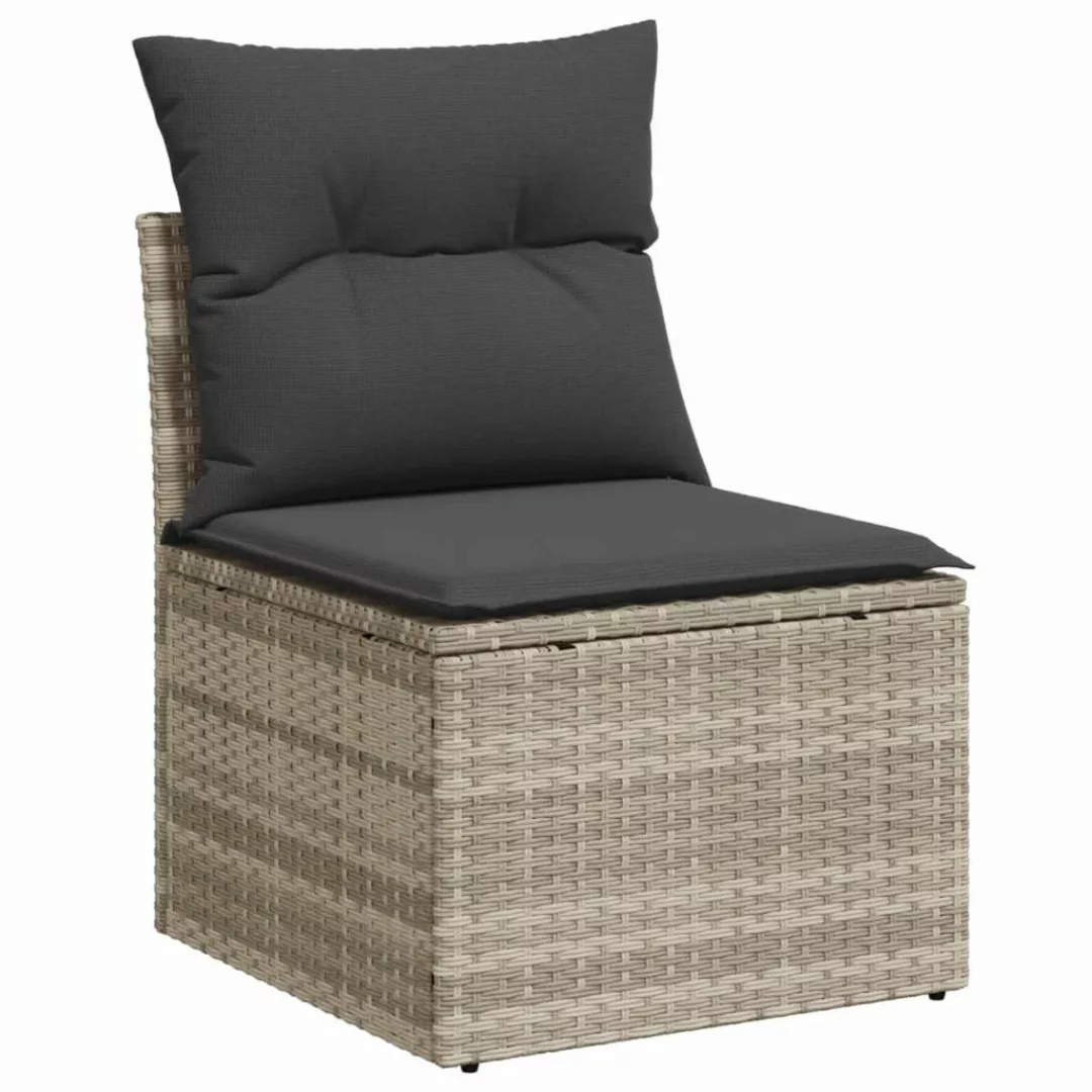 vidaXL Gartenlounge-Set 4-tlg. Garten-Sofagarnitur mit Kissen günstig online kaufen