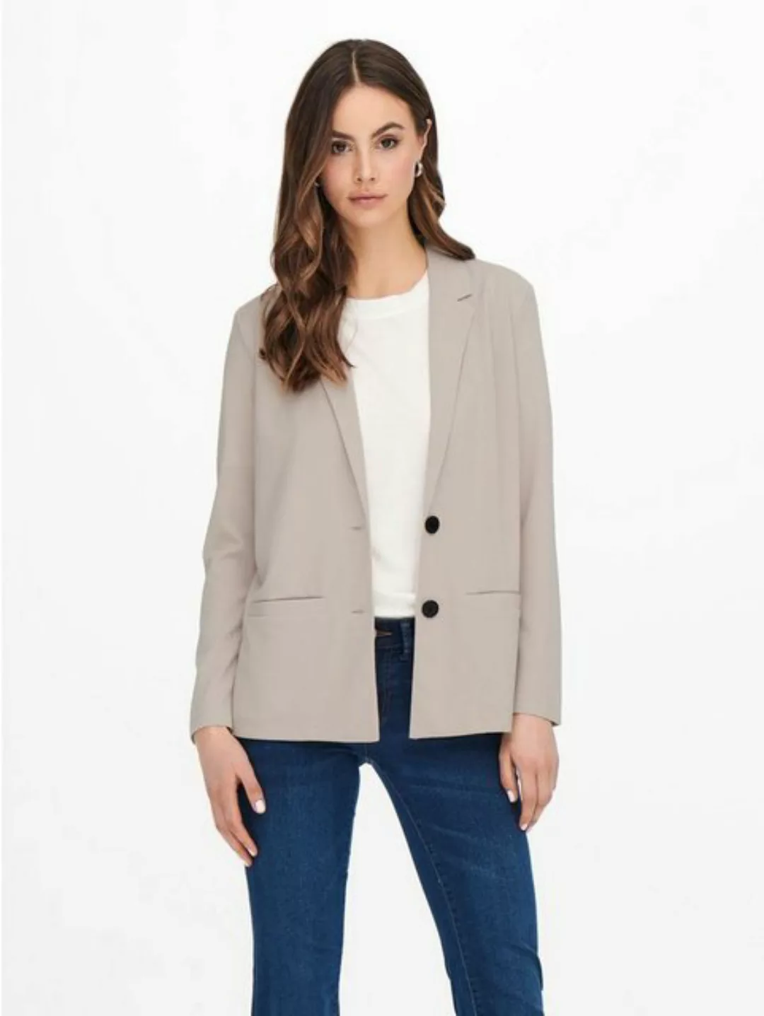 JACQUELINE de YONG Jackenblazer Eleganter Langarm Blazer Basic Business Car günstig online kaufen