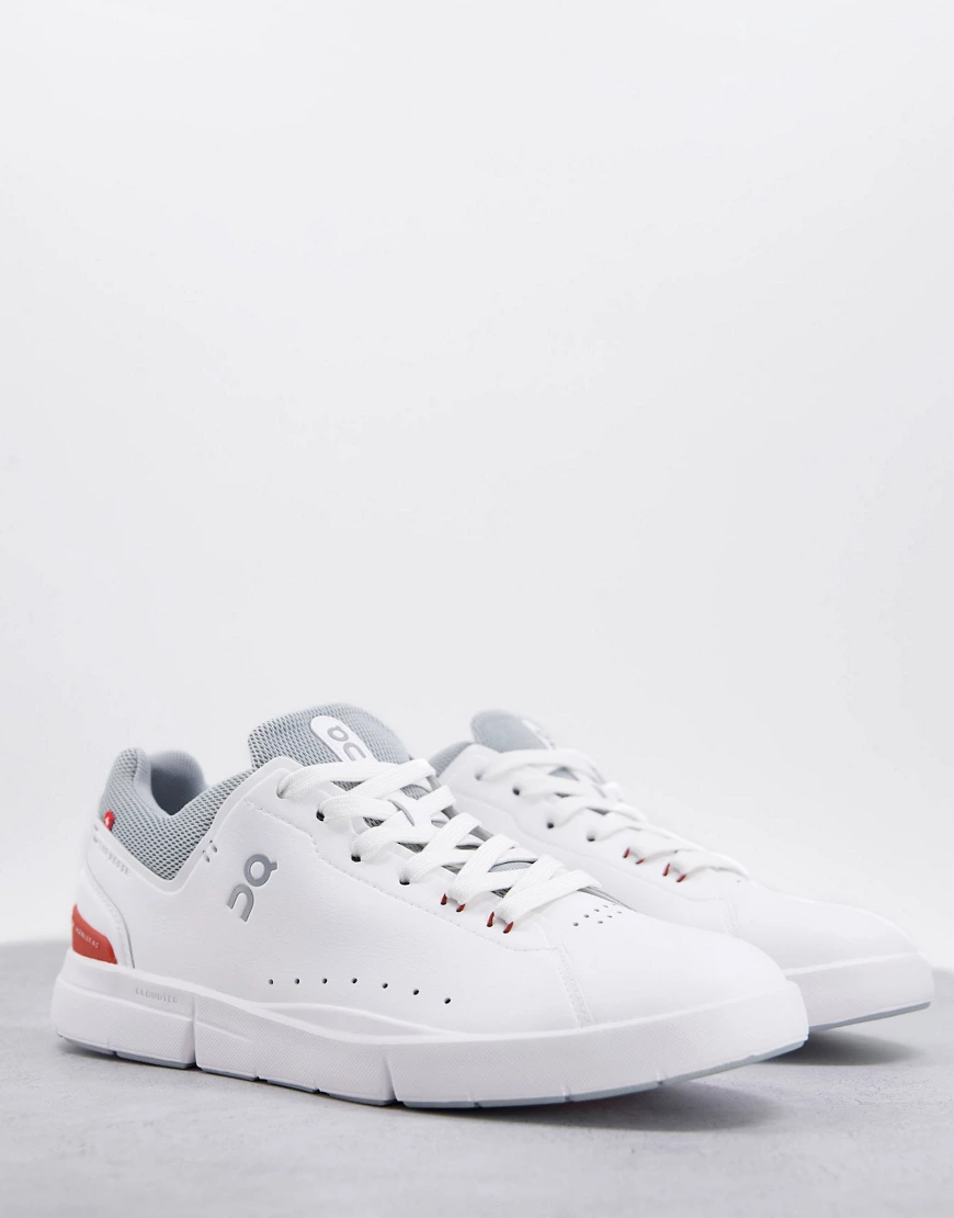 On Running – Roger Advantage – Sneaker in Weiß und Grau günstig online kaufen